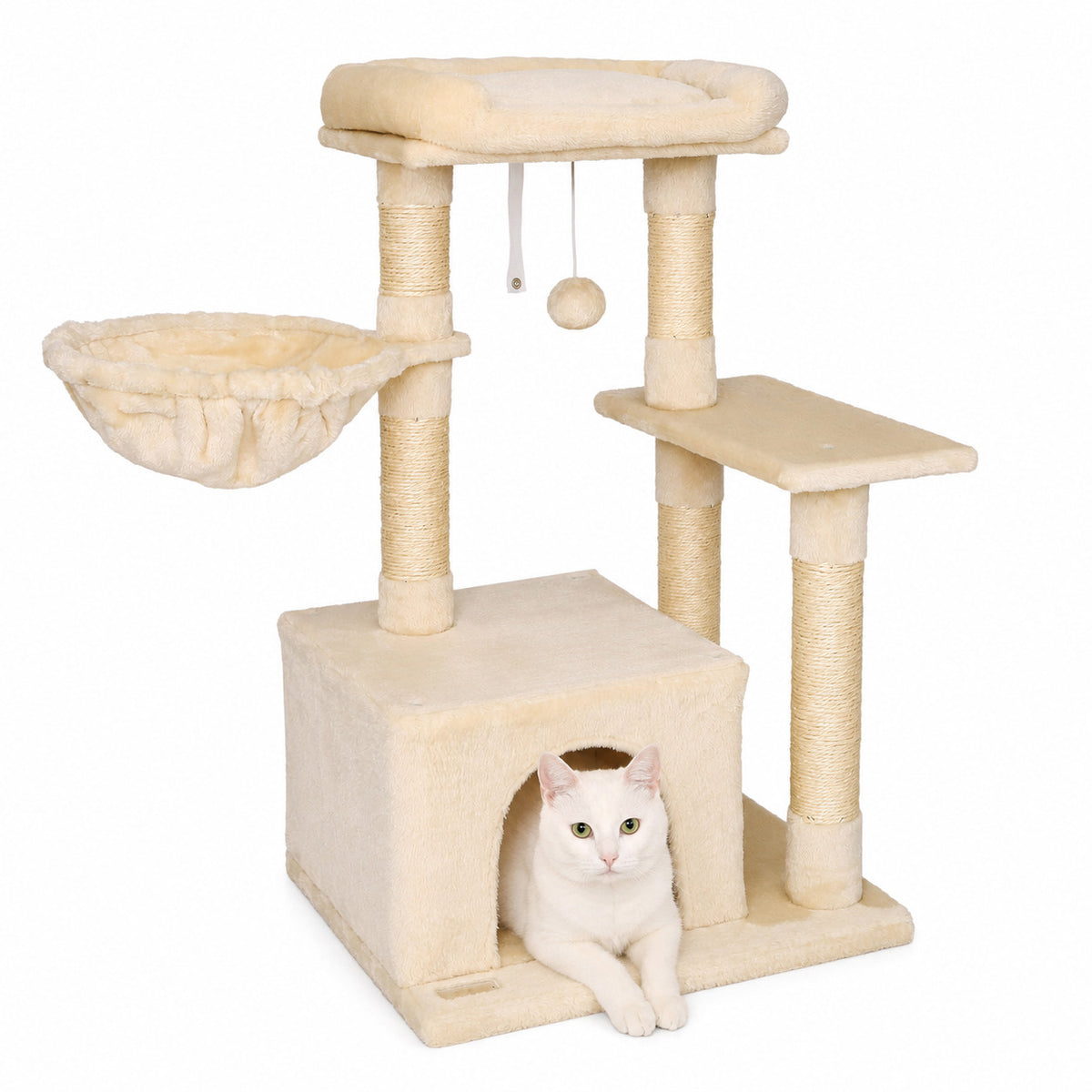 Arbre-griffoir chat arbre d'escalade arbre à chat hauteur 85 cm divers coloris