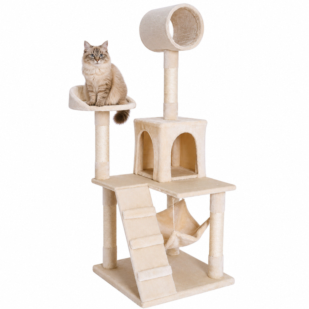 Arbre a chat avec griffoir et centre d activites