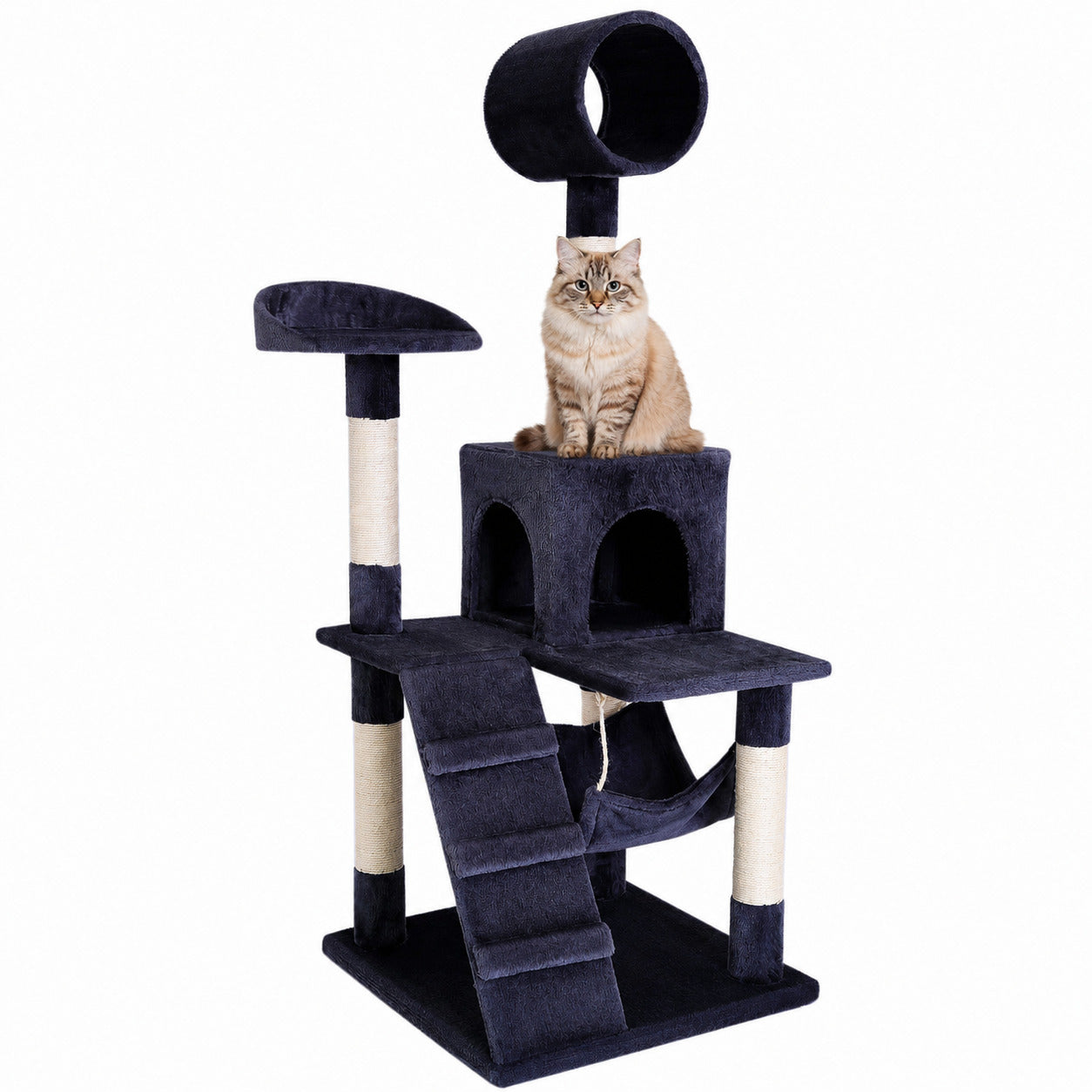Arbre a chat avec griffoir et centre d activites