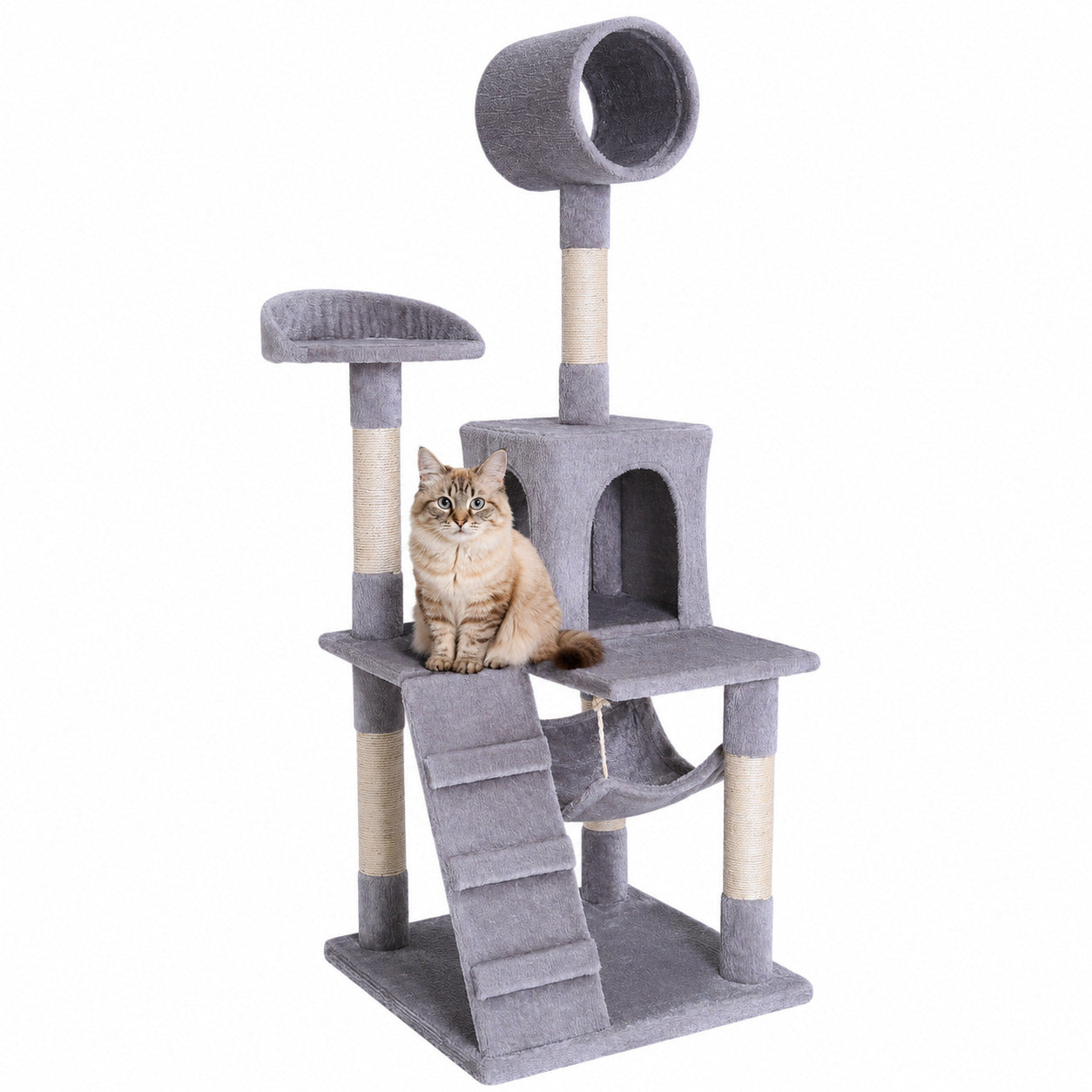 Arbre a chat avec griffoir et centre d activites