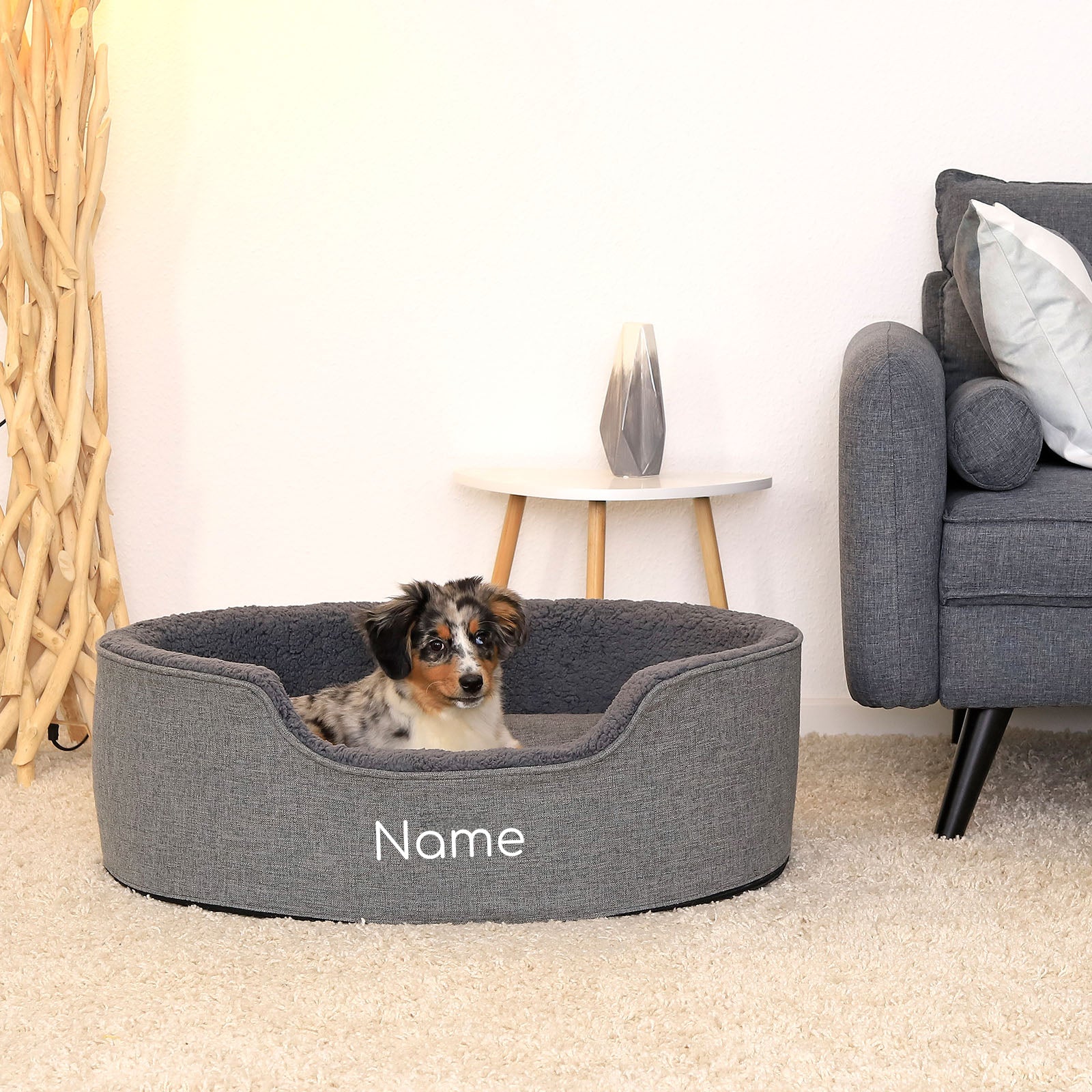 Lit pour animaux de compagnie en peluche personnalisé