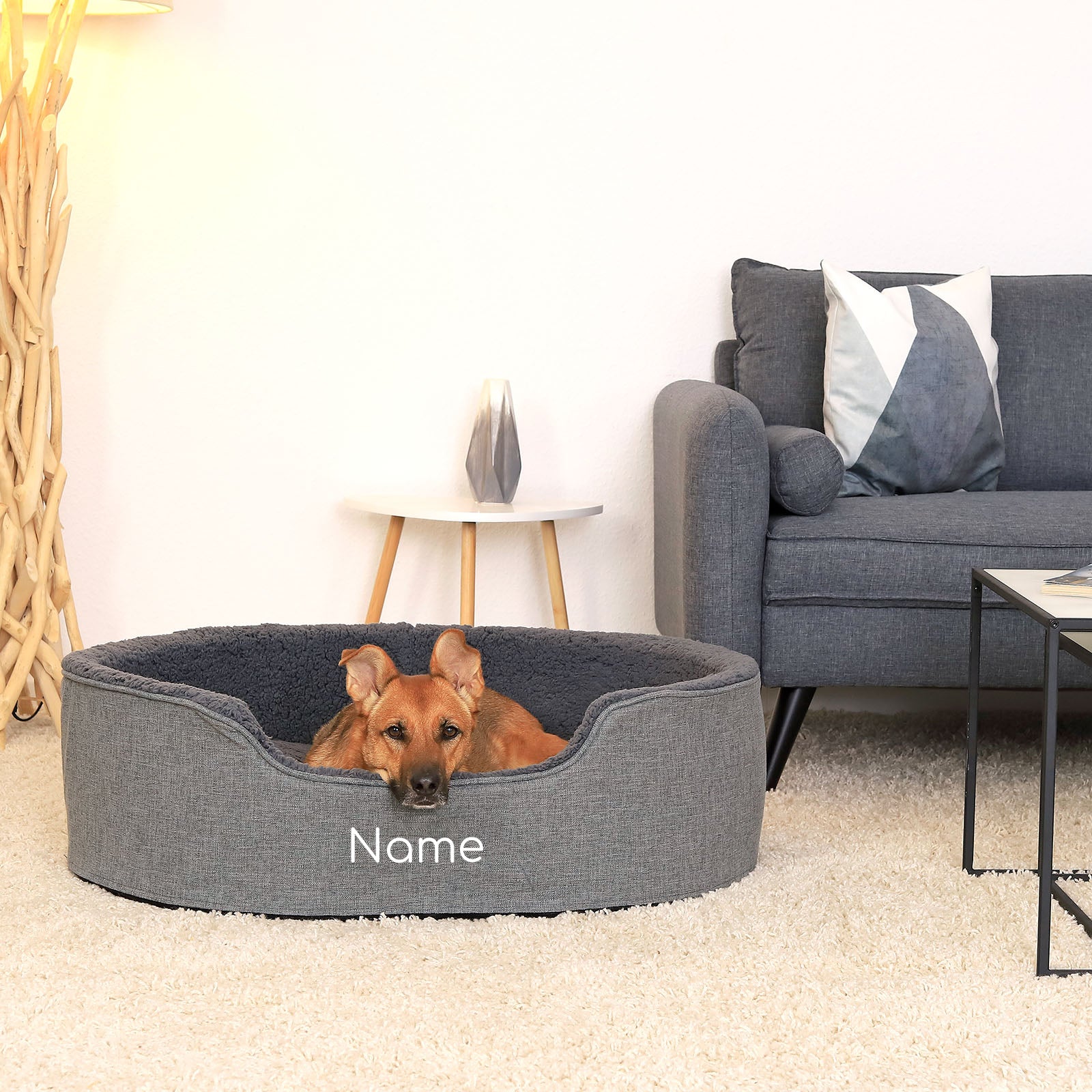 Lit pour animaux de compagnie en peluche personnalisé