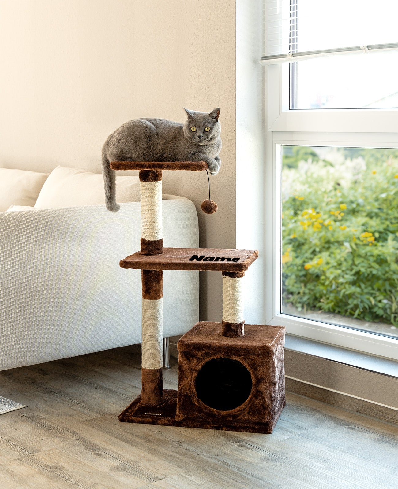 Arbre à chat 85 cm, personnalisé