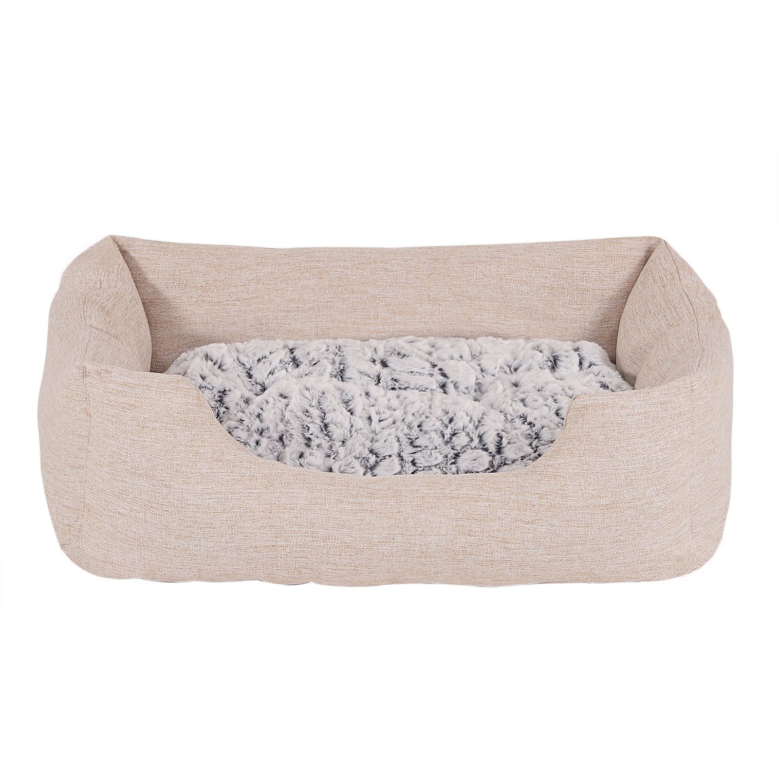 Lit pour animaux de compagnie avec oreiller câlin, personnalisé