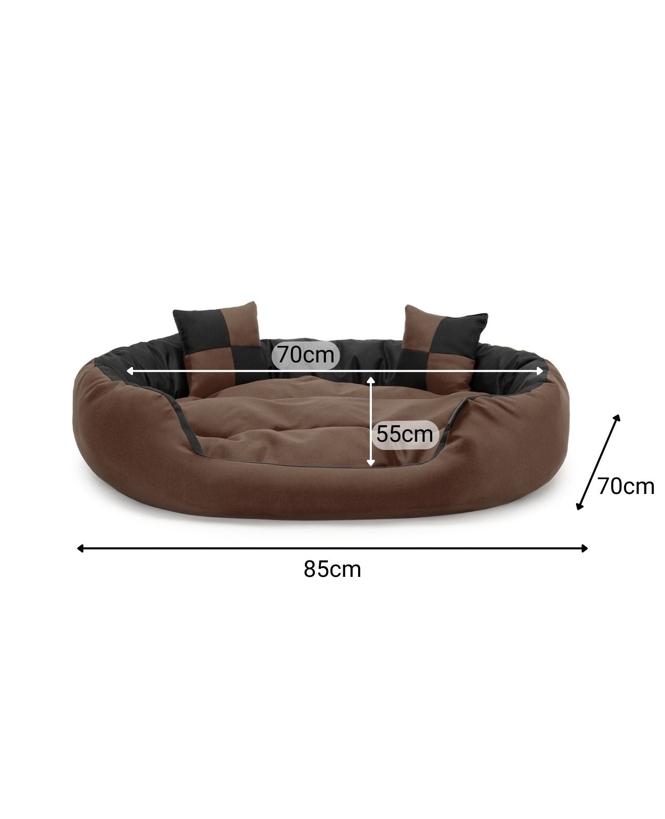 Lit pour chat 4 en 1 avec coussin réversible