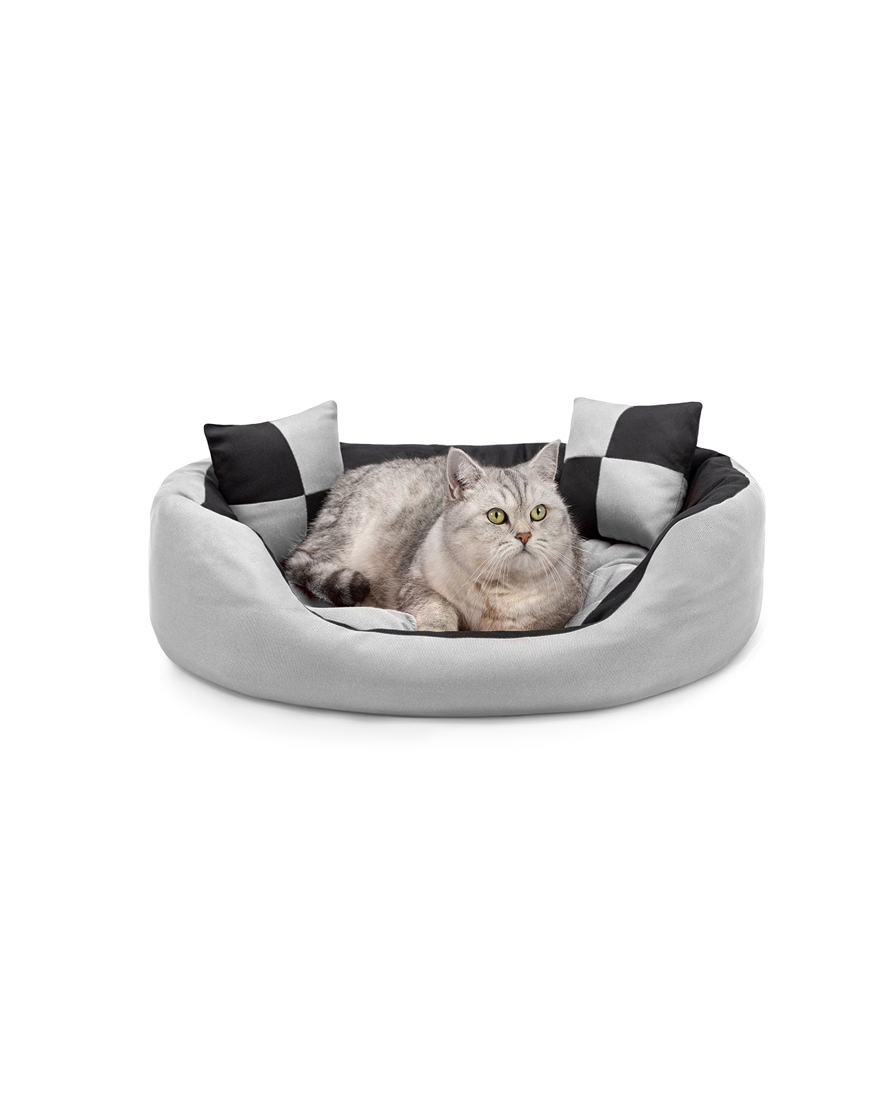 lionto Lit pour chat Coussin pour chat marron/beige