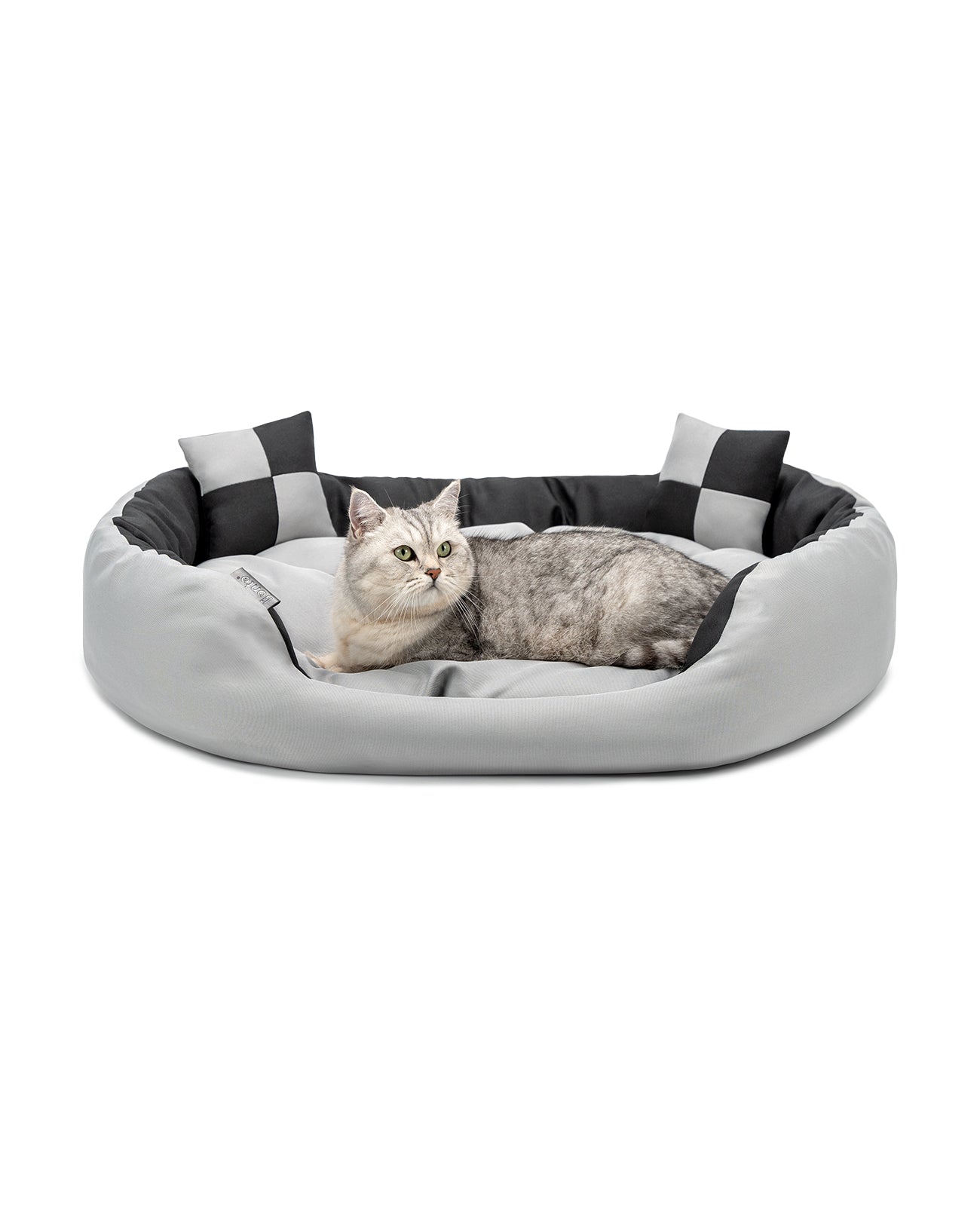 lionto Lit pour chat Coussin pour chat marron/beige