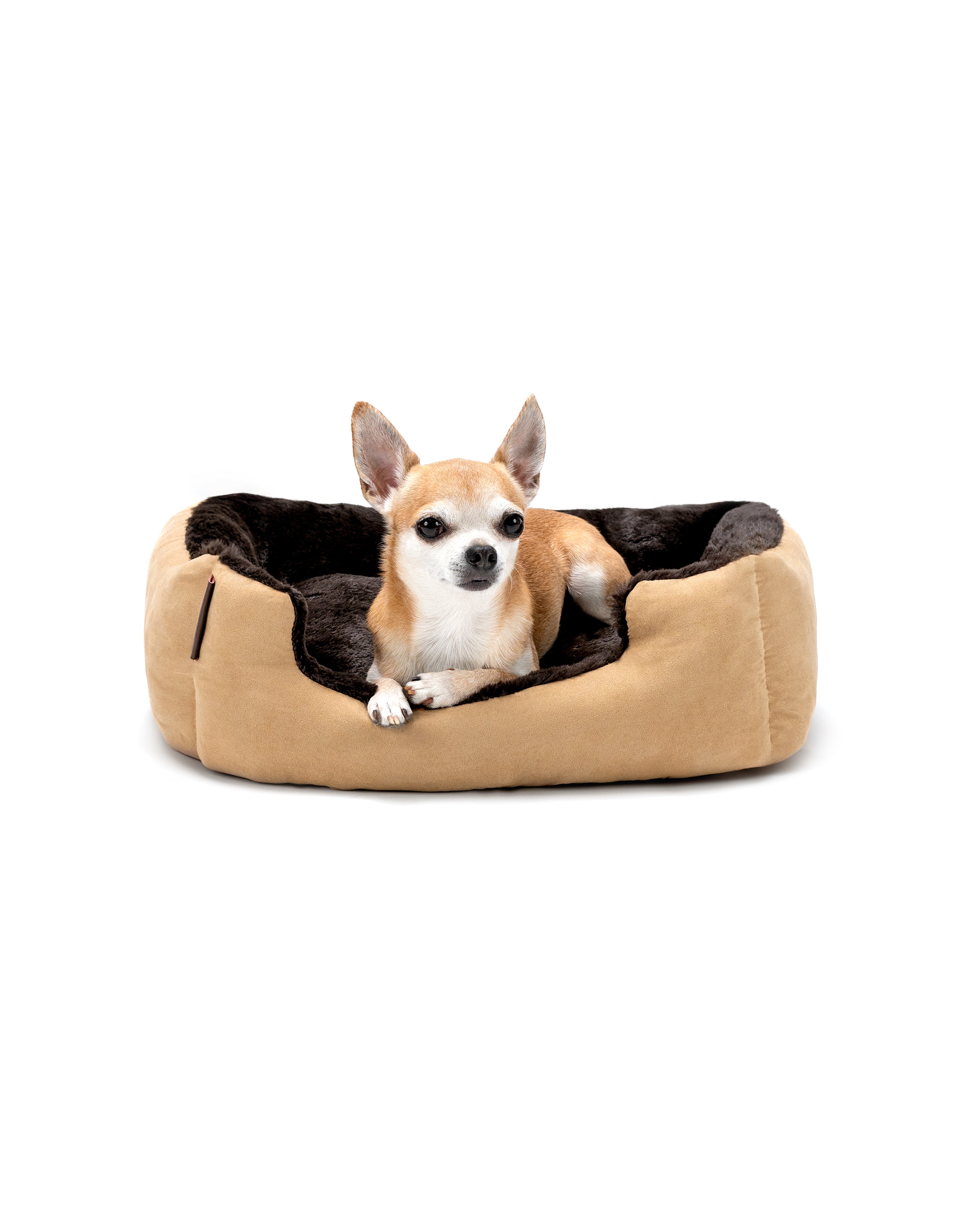 Lit pour chien avec coussin réversible