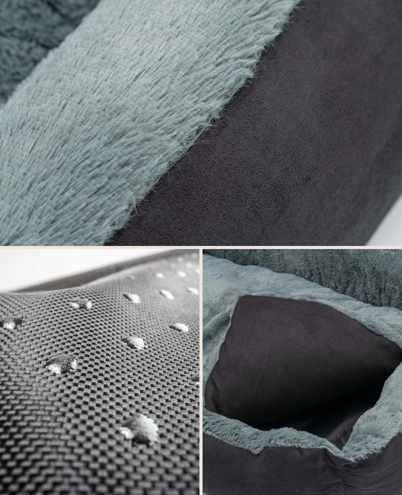 Lit pour chien avec coussin réversible