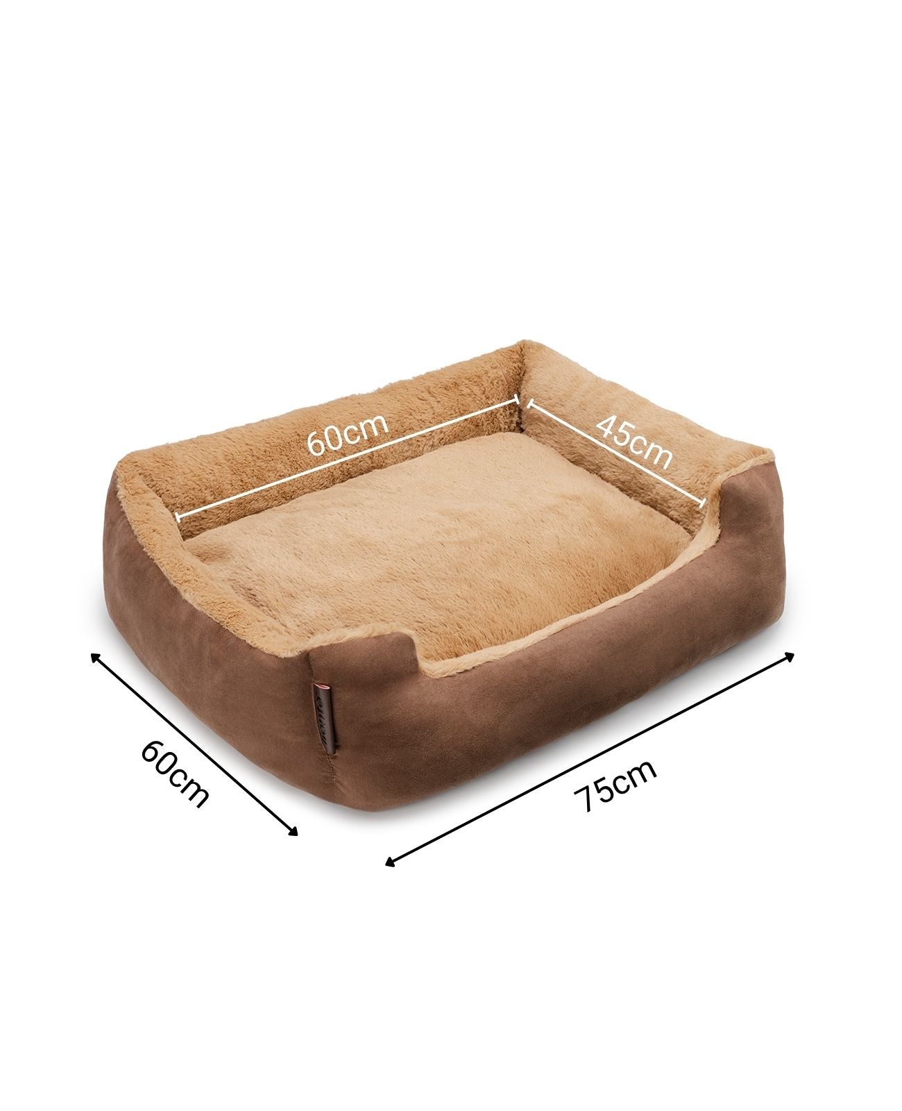 Lit pour chien avec coussin réversible