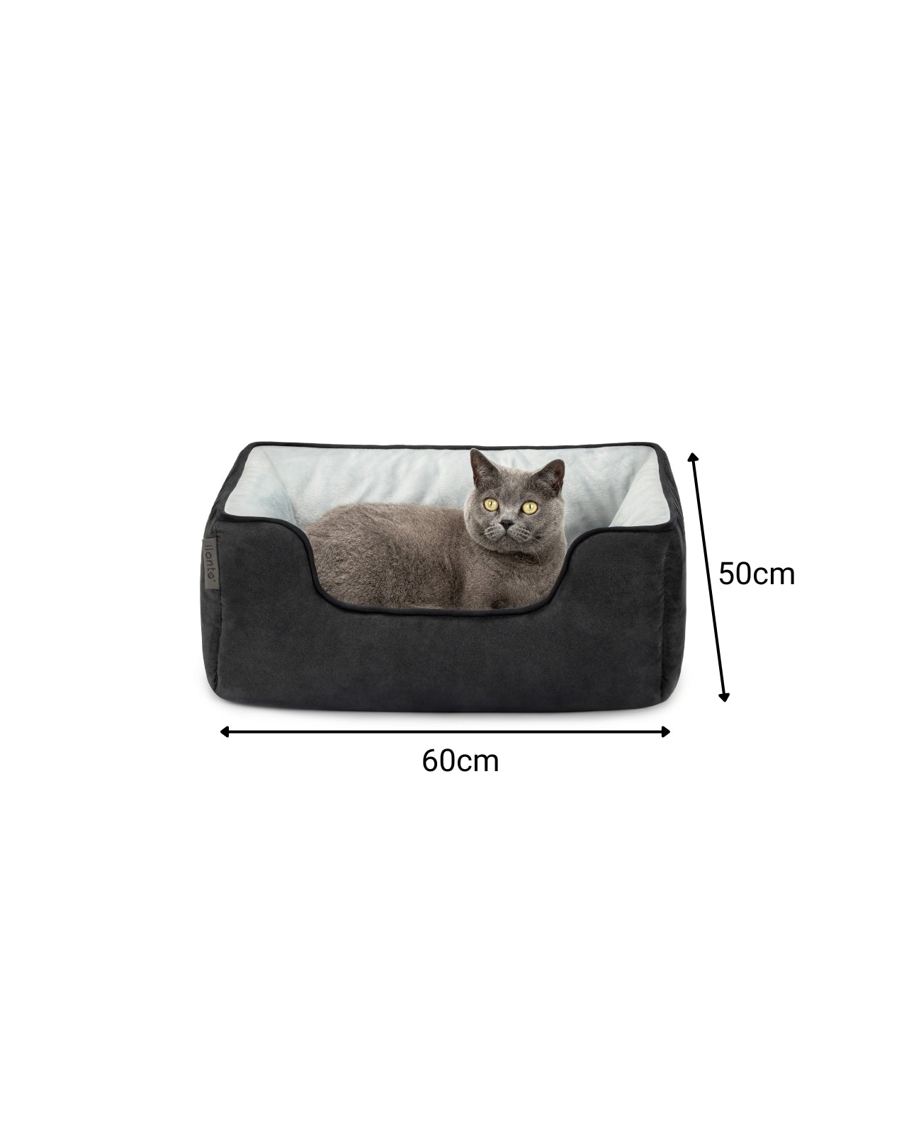 lionto Panier chat 2-en-1 lit chat coussin réversible diff. tailles et couleurs