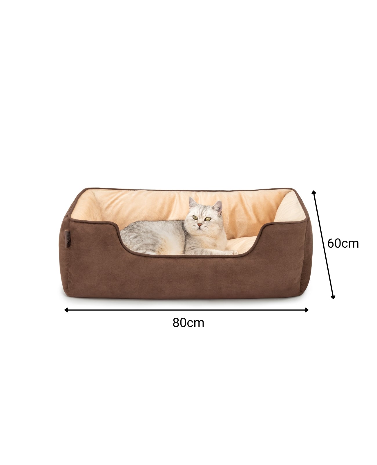 lionto Panier chat 2-en-1 lit chat coussin réversible diff. tailles et couleurs