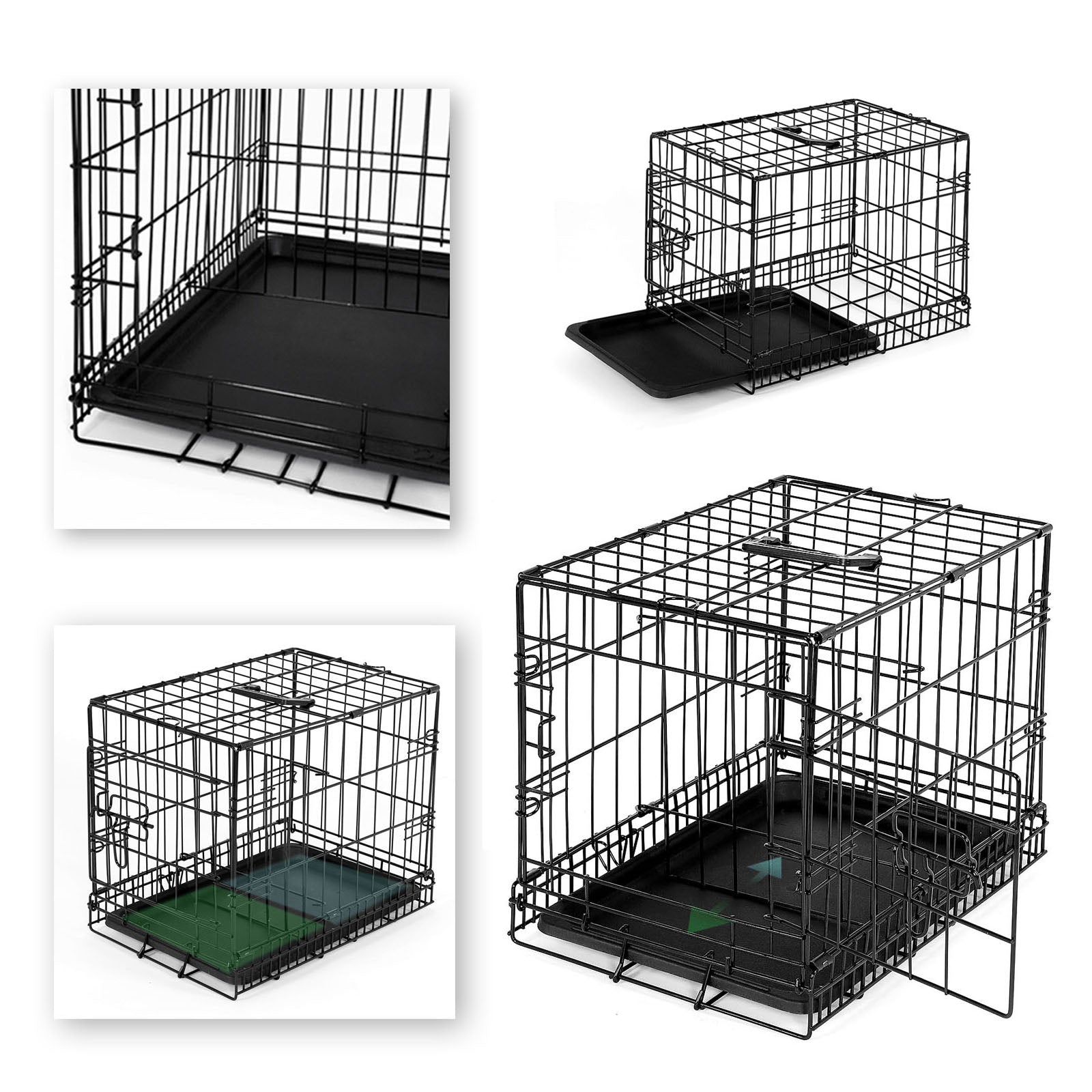 Cage de transport pour chat avec plateau de base