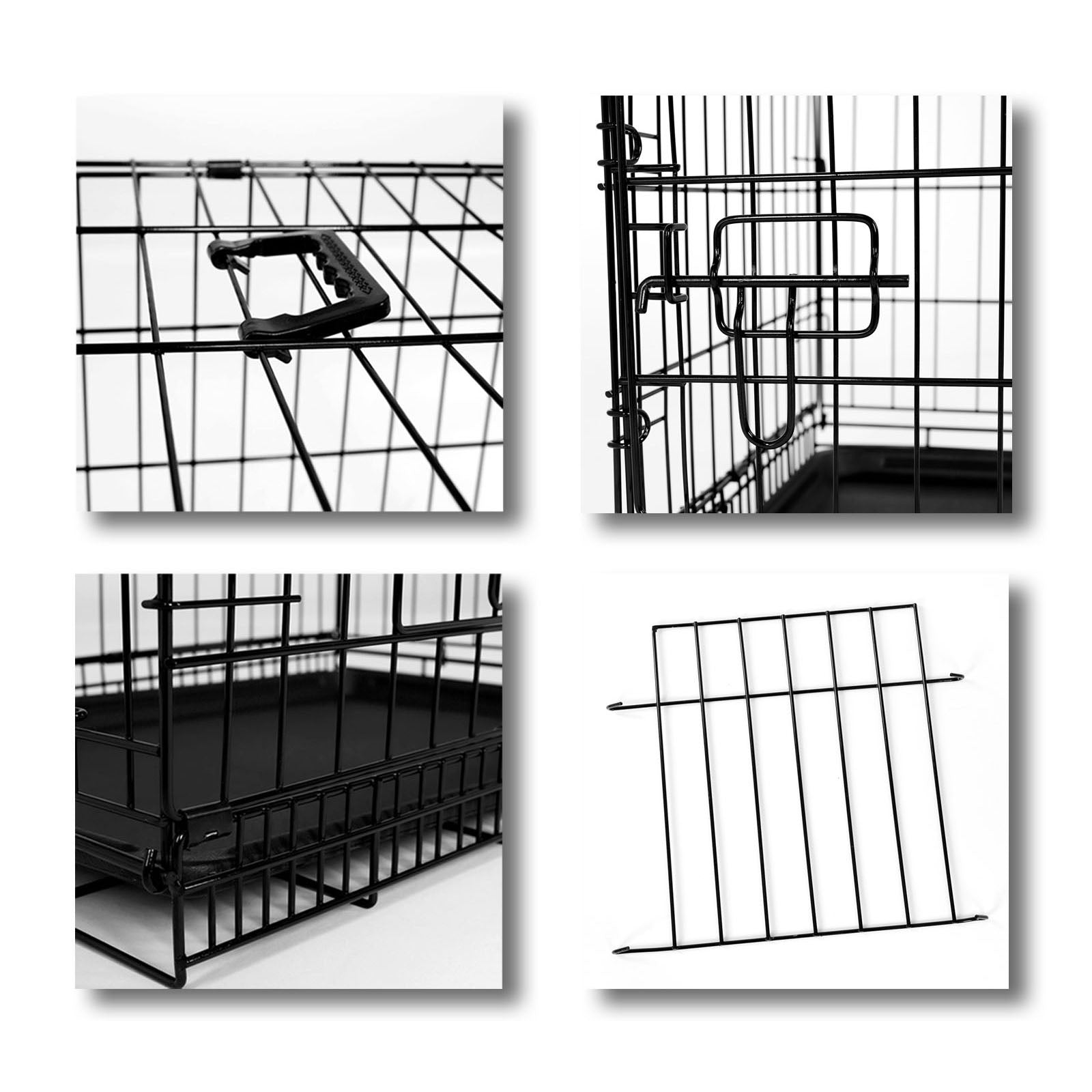 Cage de transport pour chat avec plateau de base