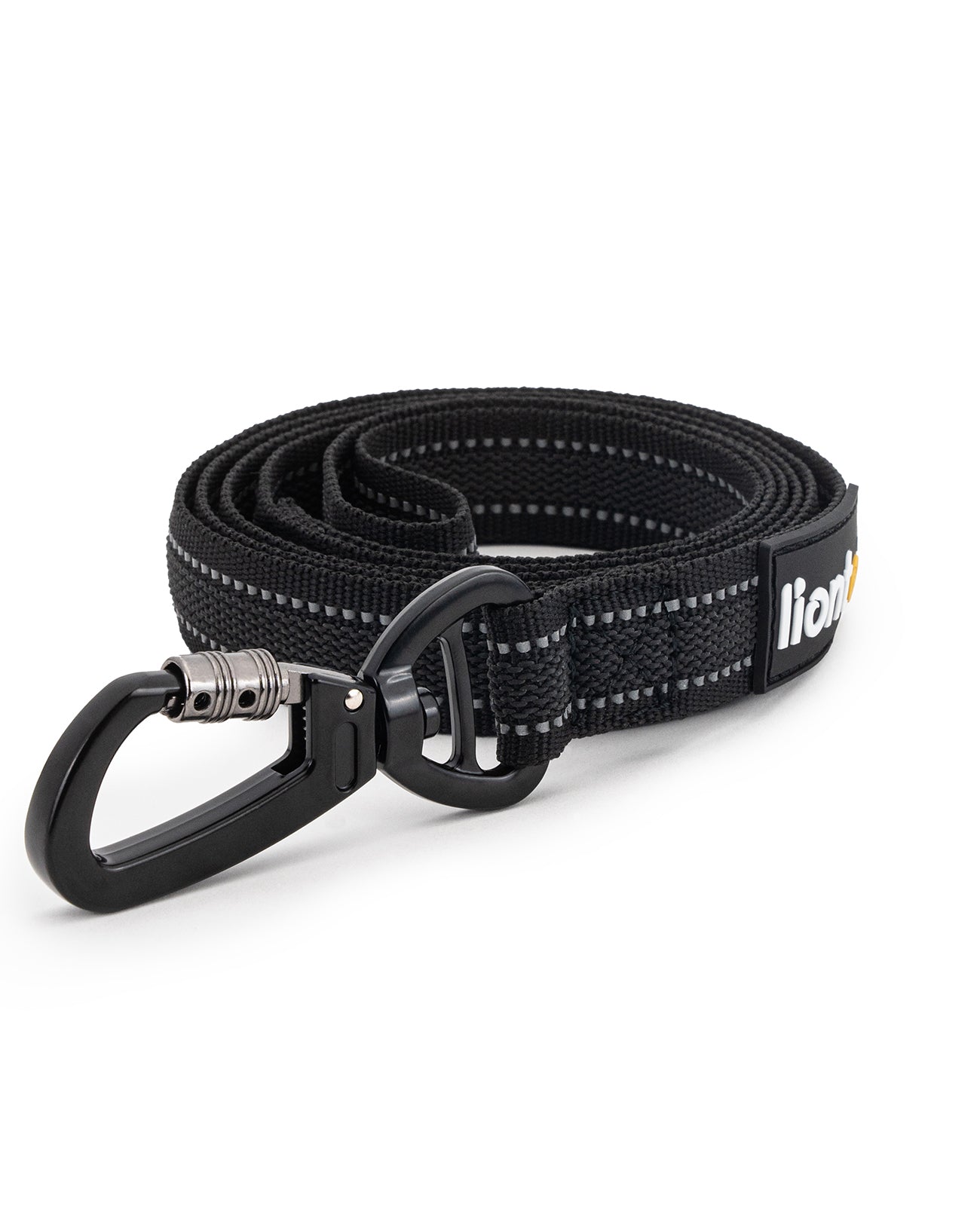 lionto Laisse pour chiens, réflective, 360° mousqueton métallique, 2 longueur