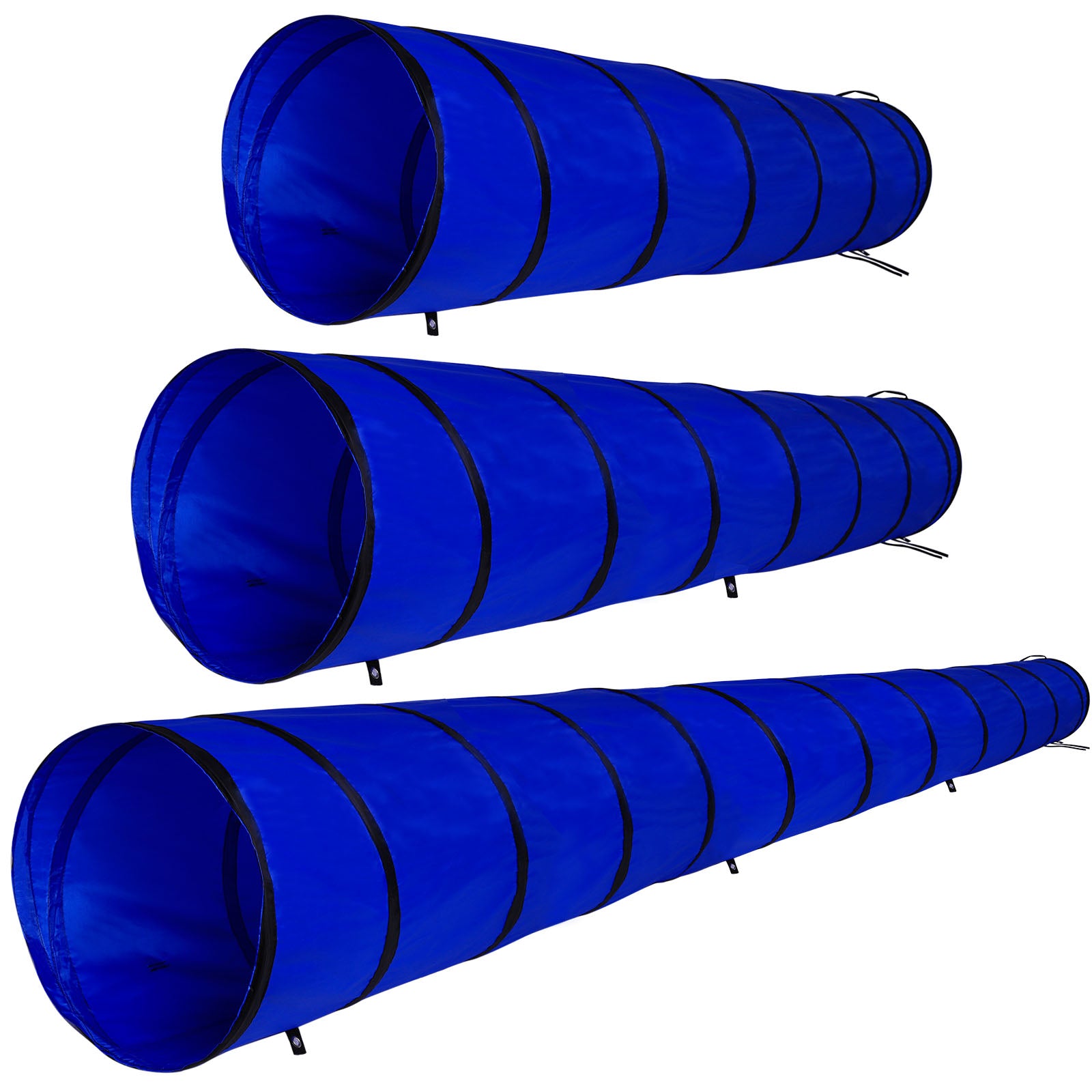 Hundetunnel in drei verschiedenen Größen