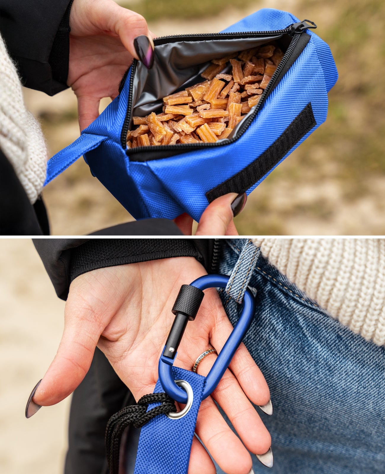 Sac d'alimentation avec cordon