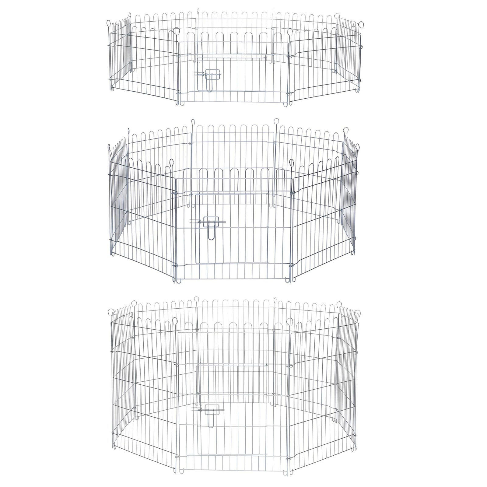 lionto Parc clôture enclos pour chien chiots, rongeur, petit animal (3 tailles)