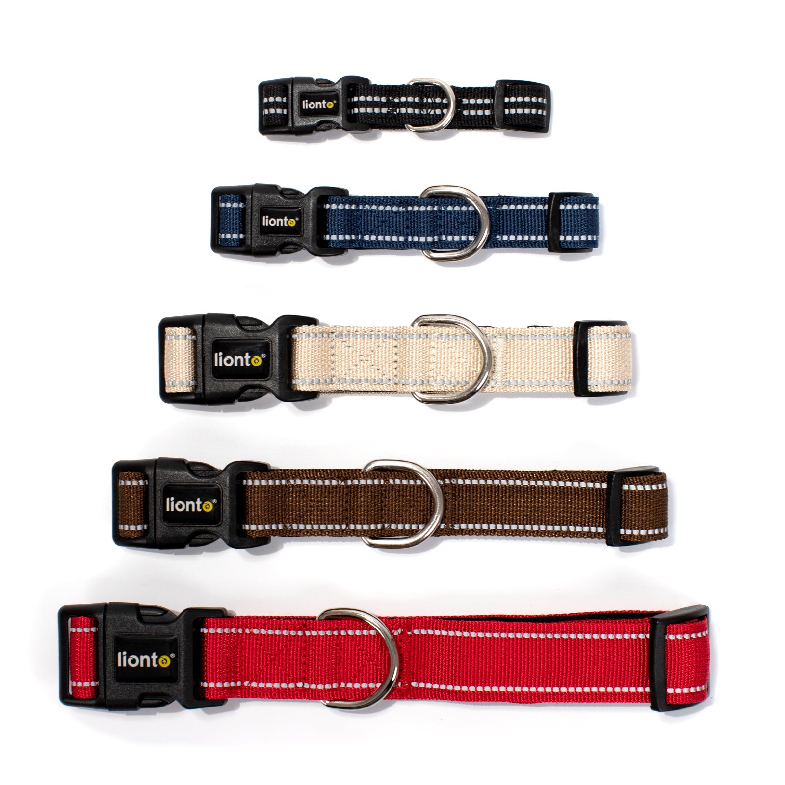 Halsband für Hunde mit verstellbarer Länge und verschiedenen Farben