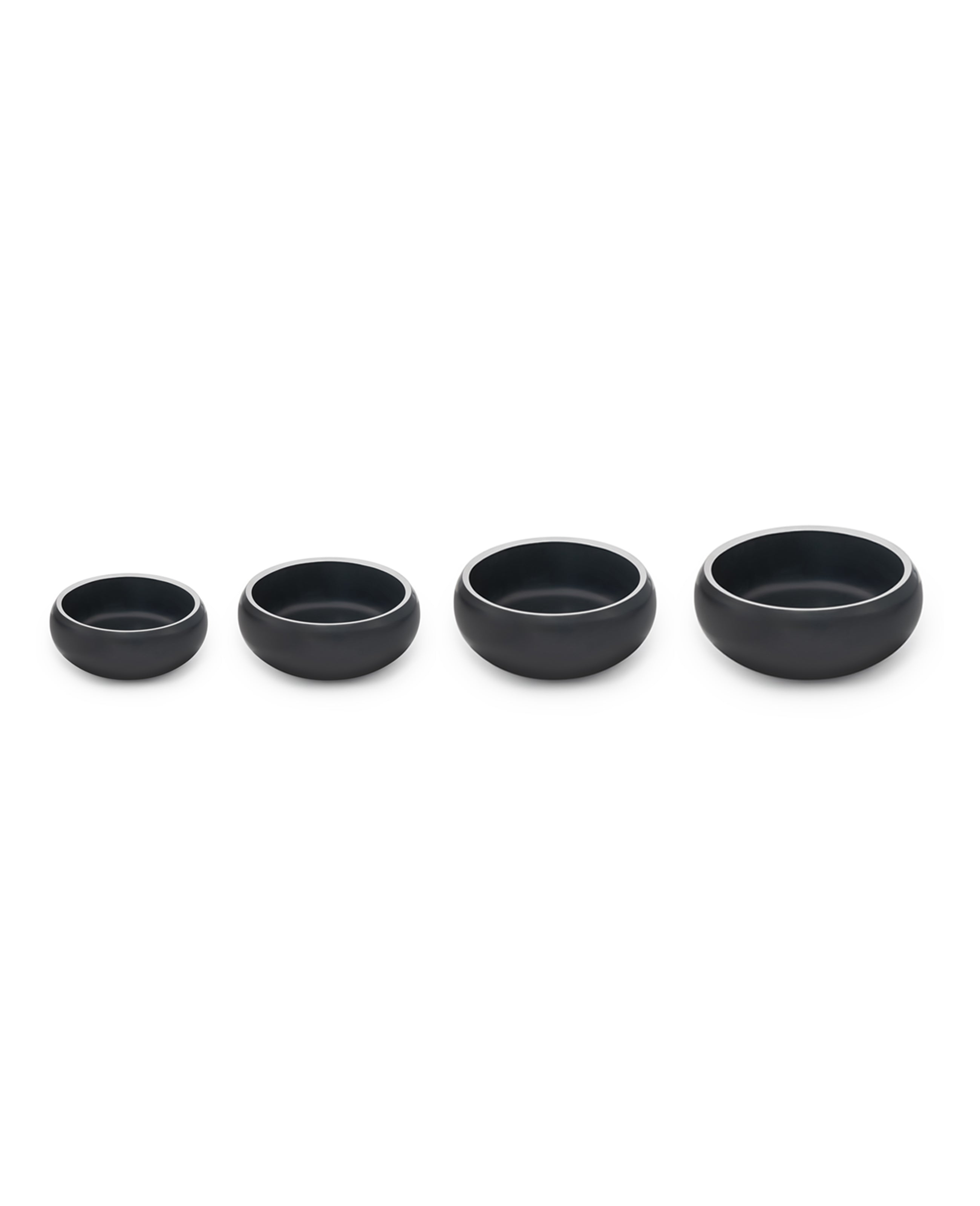 lionto Gamelle pour chien en acier inox, courbée, antidérapante, noir