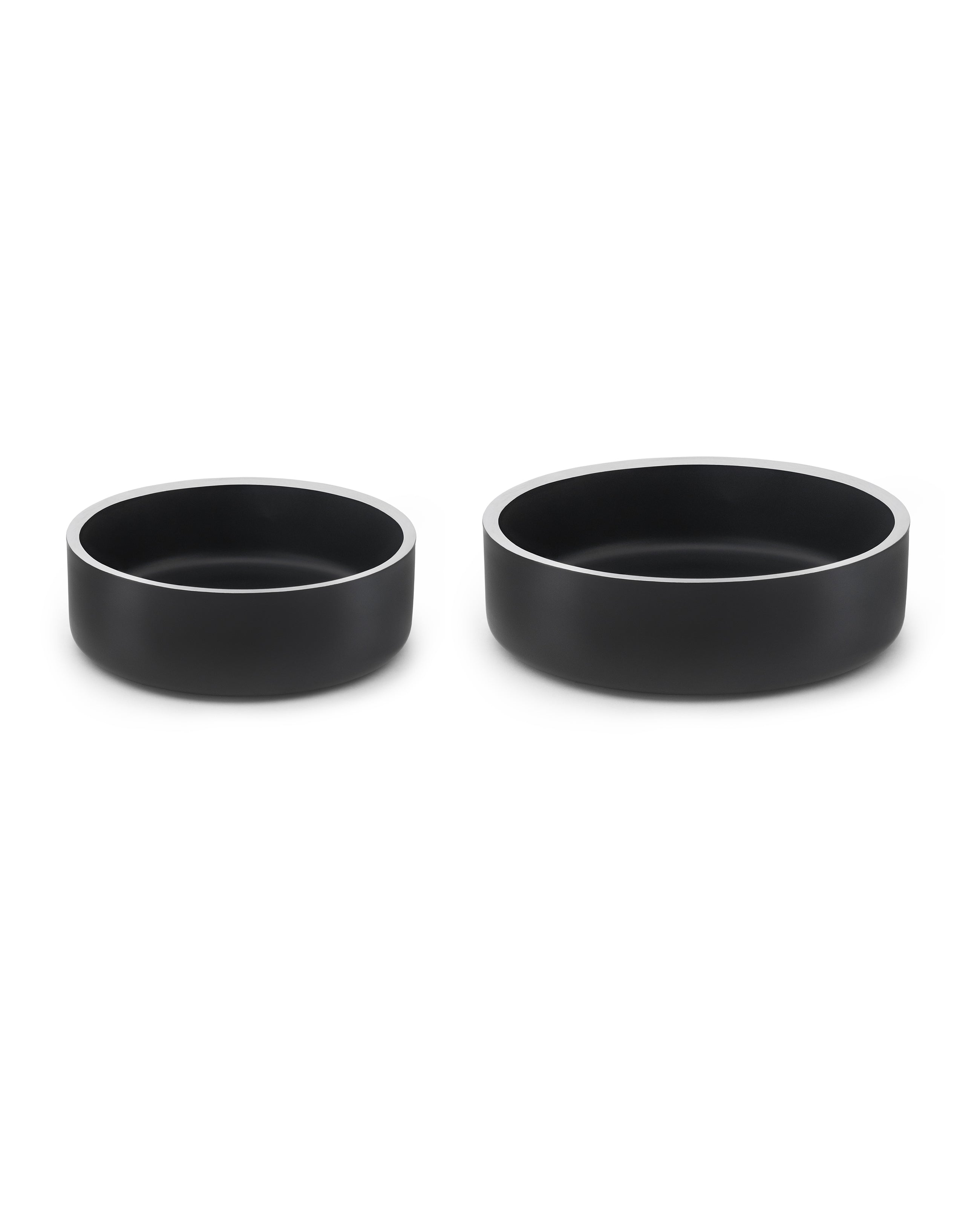 lionto Gamelle pour chien en acier inox, antidérapante & inoxydable, noir