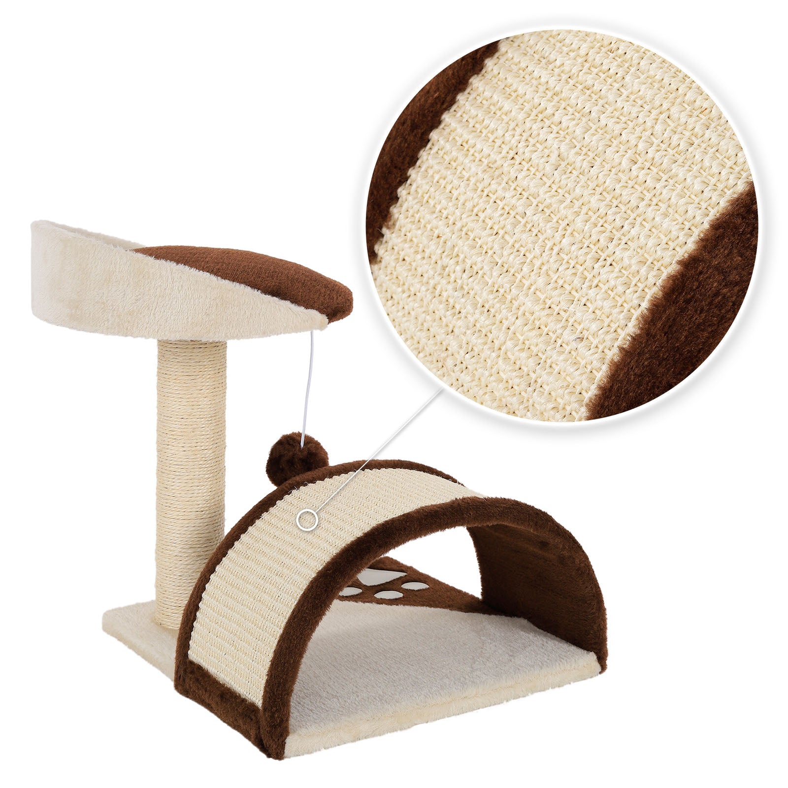 Arbre à chat hauteur 43 cm