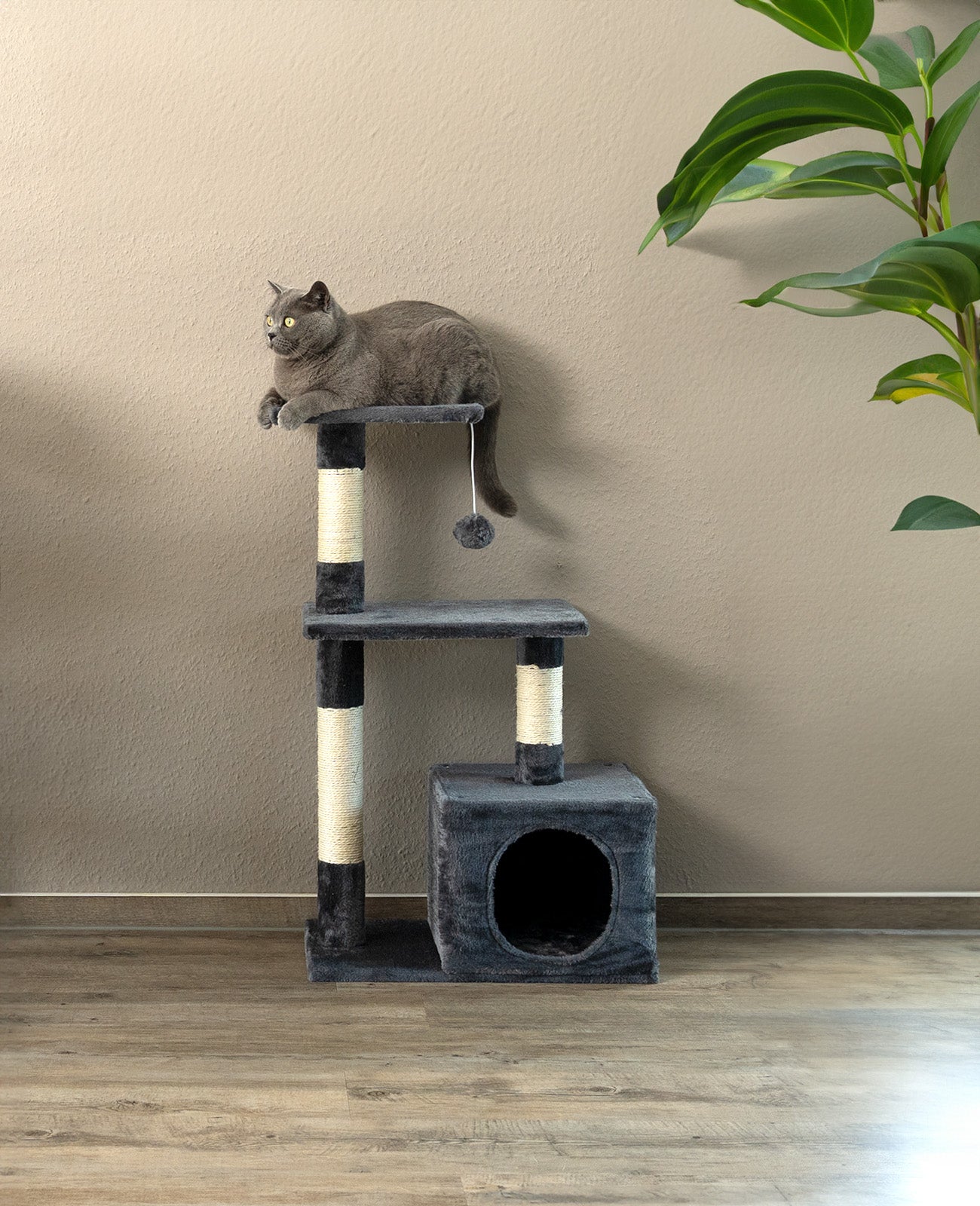 Arbre à chat hauteur 85 cm