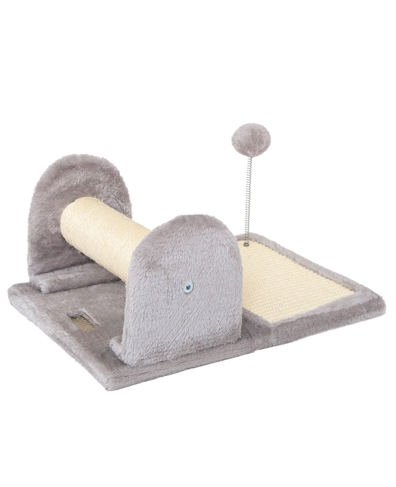 Planche à gratter avec peluche et balle de jeu