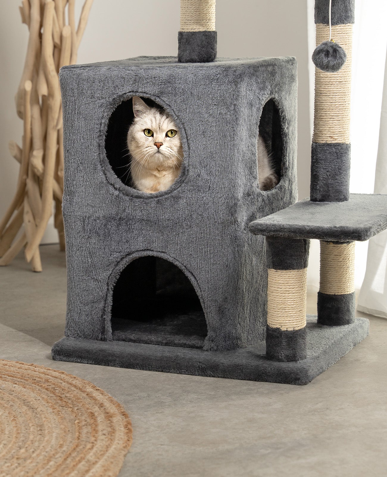 Arbre à chat hauteur 80 cm