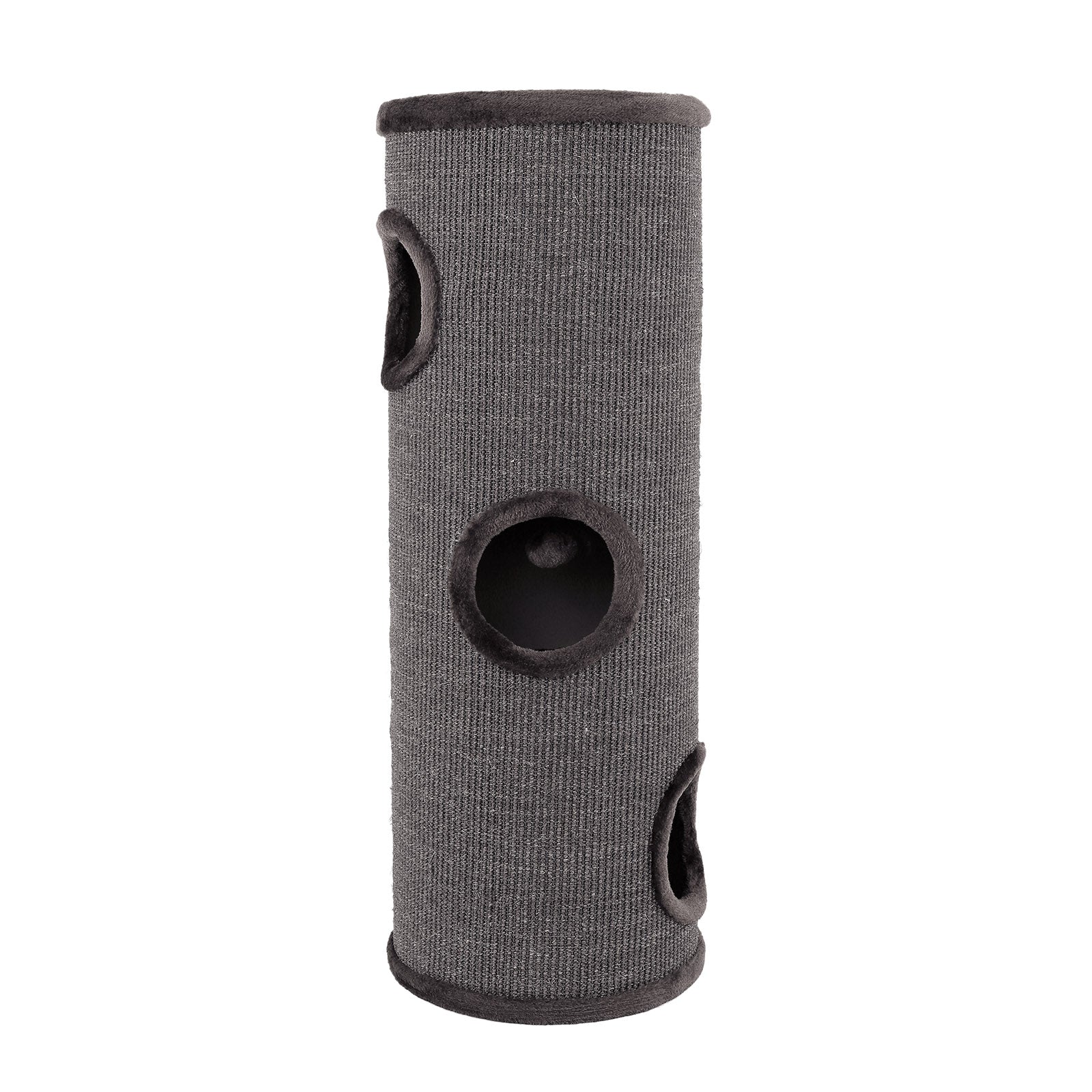 dibea, Tonneau Griffoir Colonne avec Sisal pour Gratter/Plateau avec Peluche