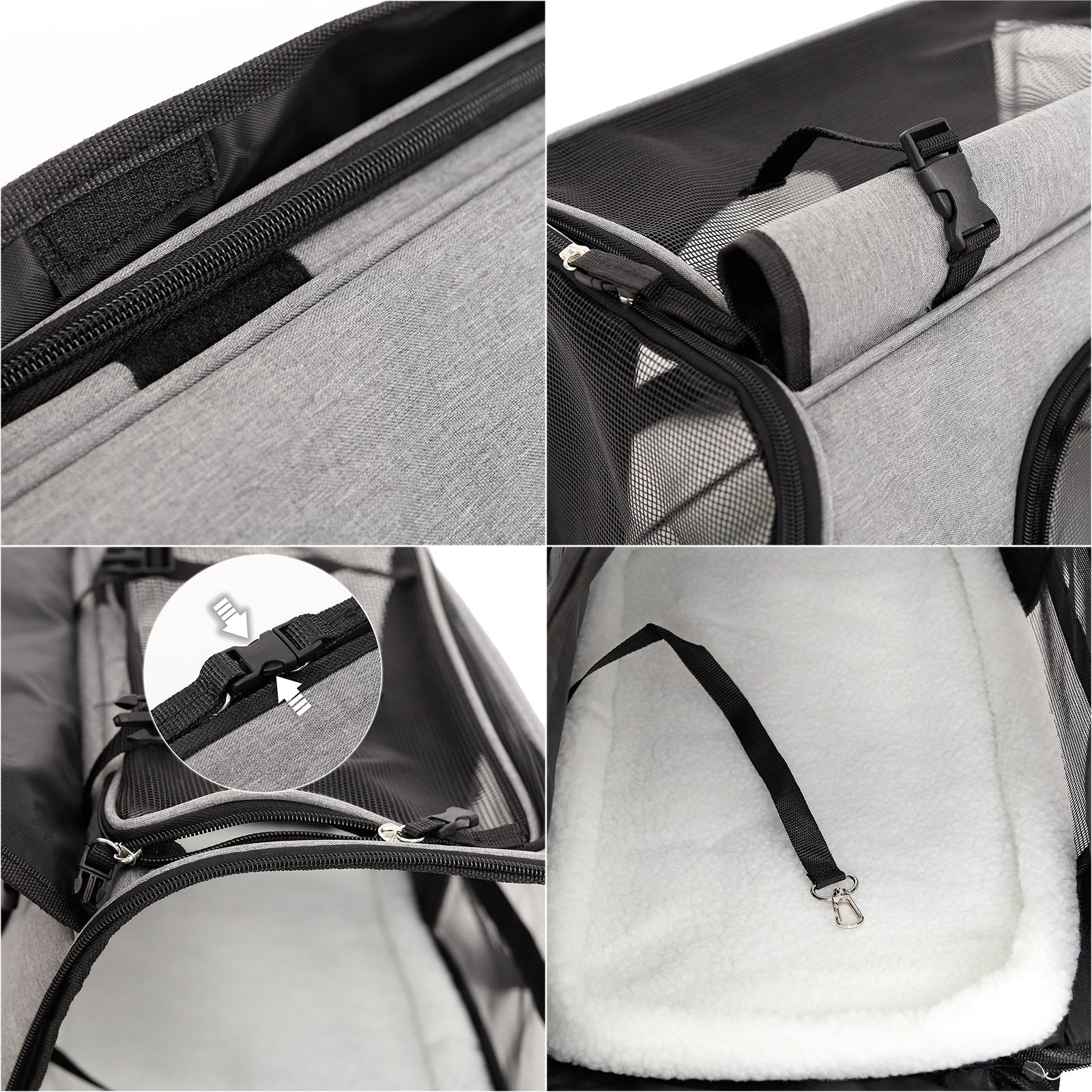 Sac de transport pliable pour chat