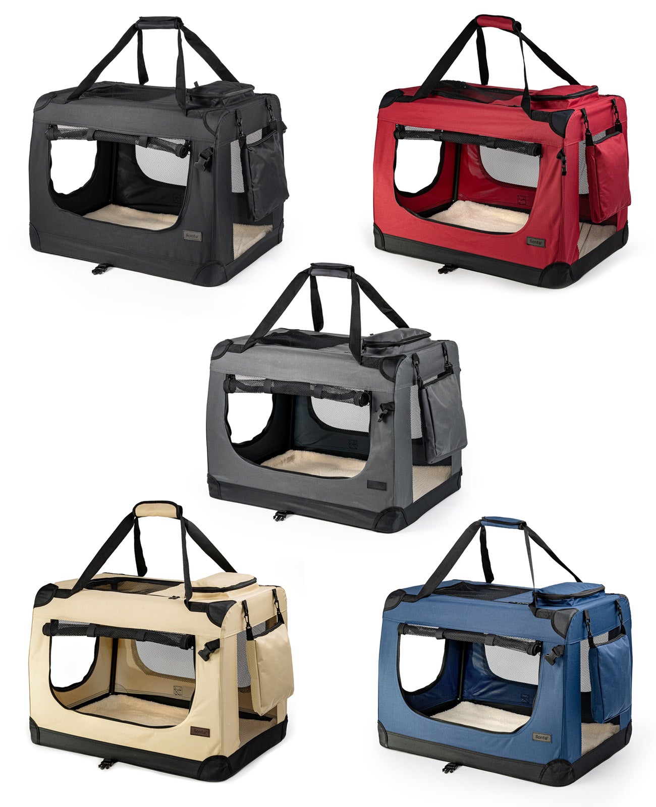 Caisse de transport pliable pour chien