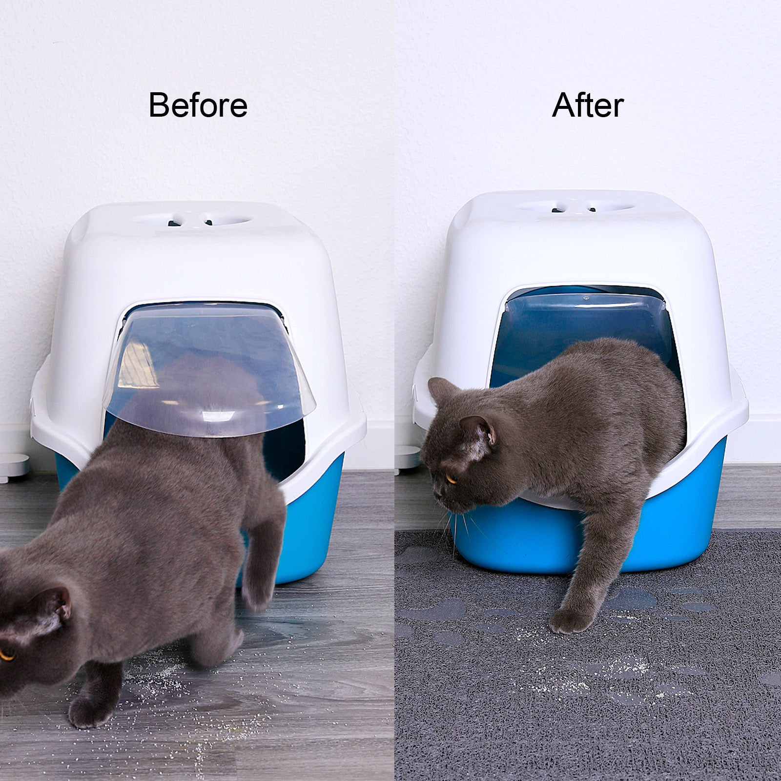 Tapis de bac à litière pour chat