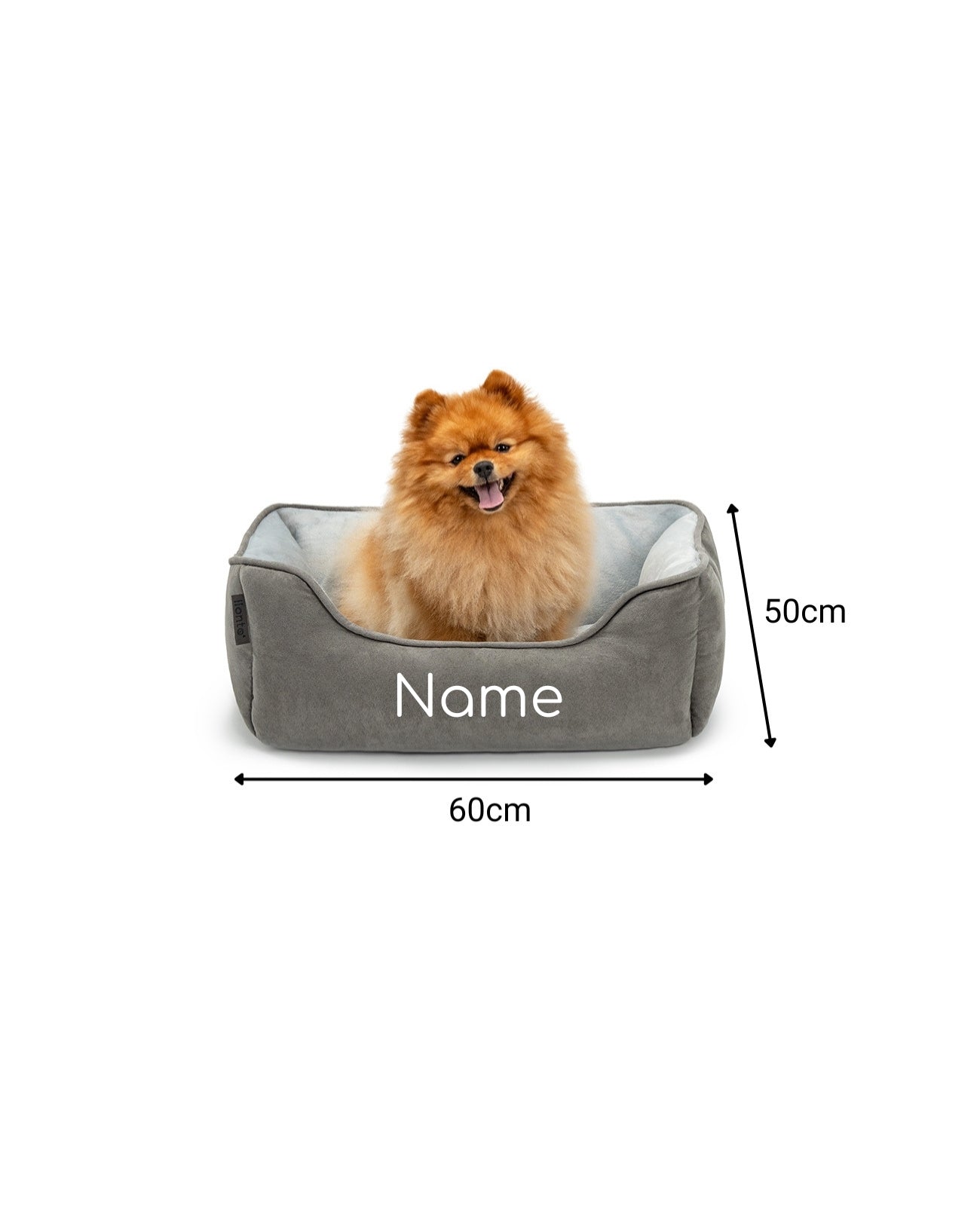lionto Panier chien 2-en-1 lit chien coussin réversible taille et couleur au choix
