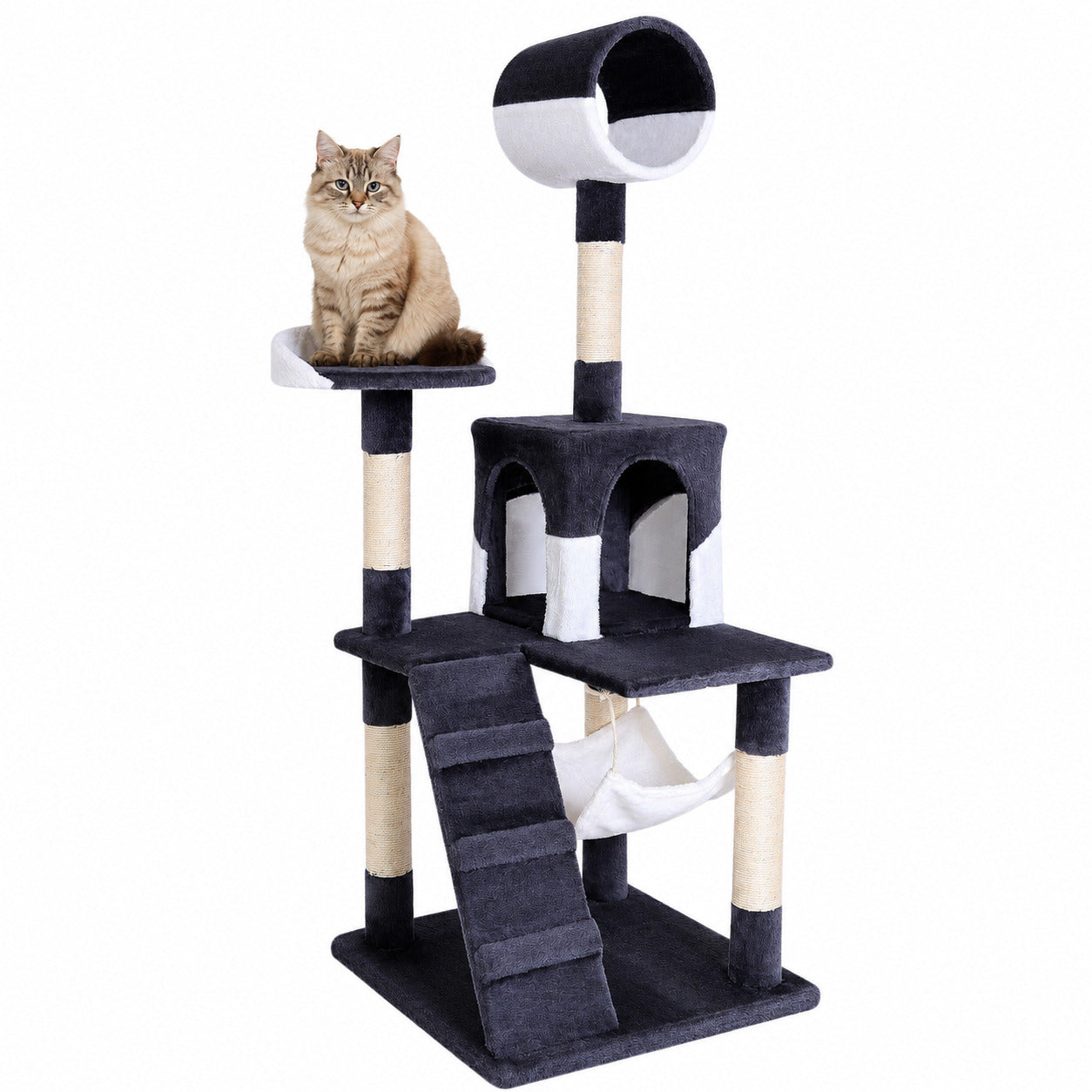 Arbre a chat avec griffoir et centre d activites
