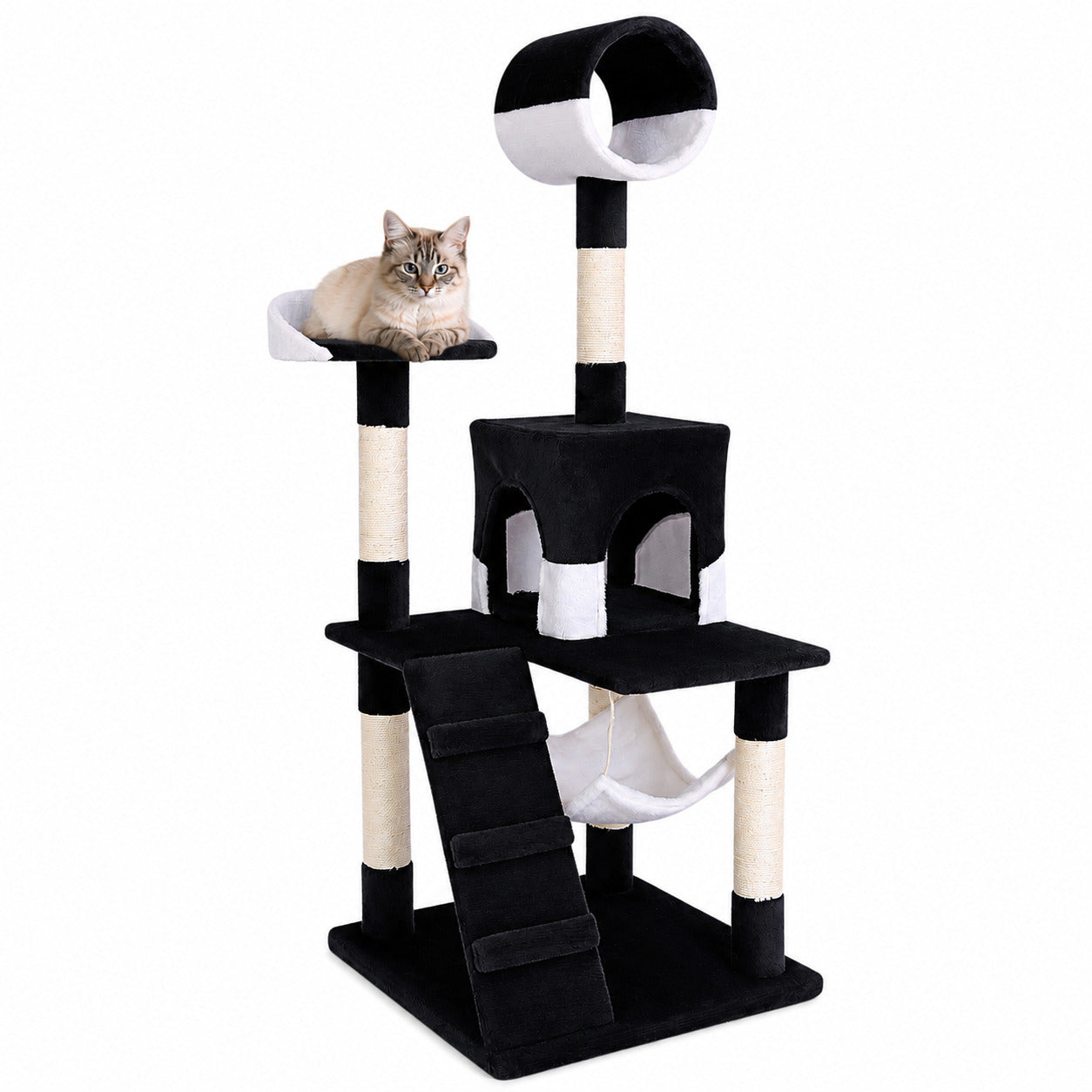 Arbre a chat avec griffoir et centre d activites