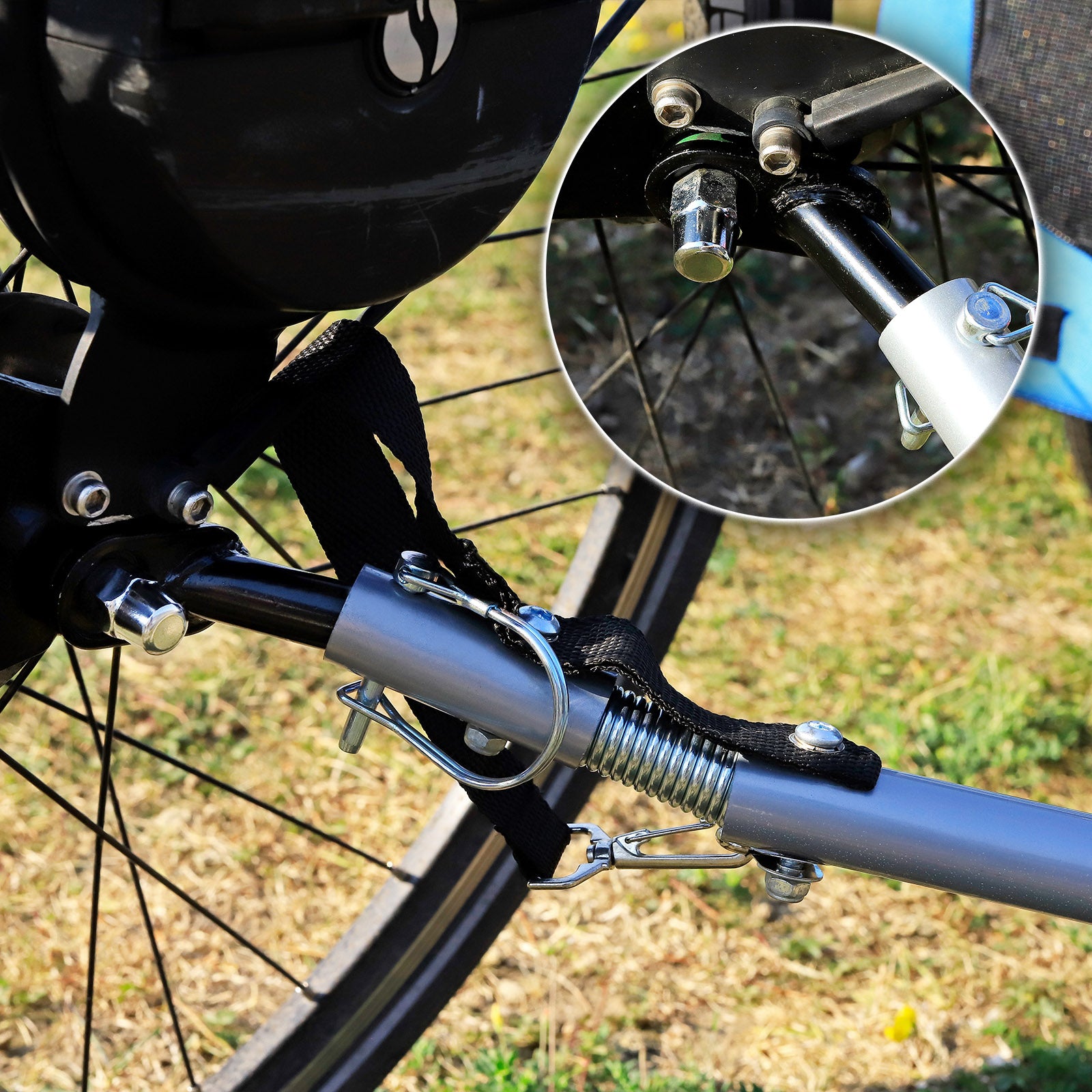 Attelage de remorque pour remorques de vélo pour chiens