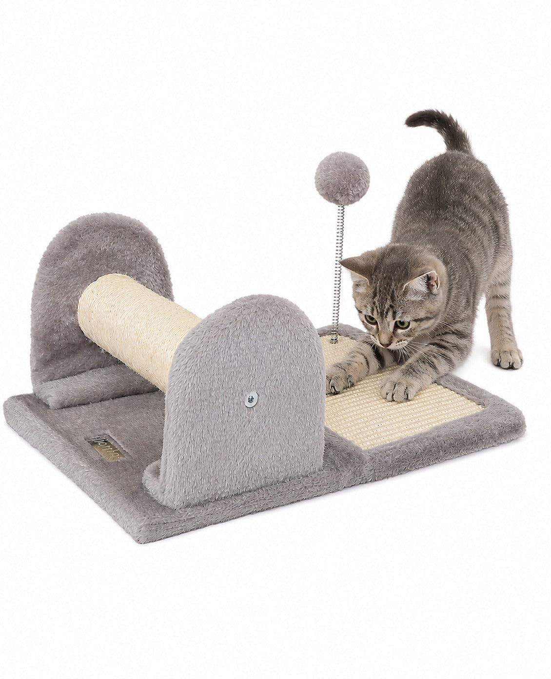 Petit arbre à chat arbre d'escalade arbre pour faire ses griffes panier peluche
