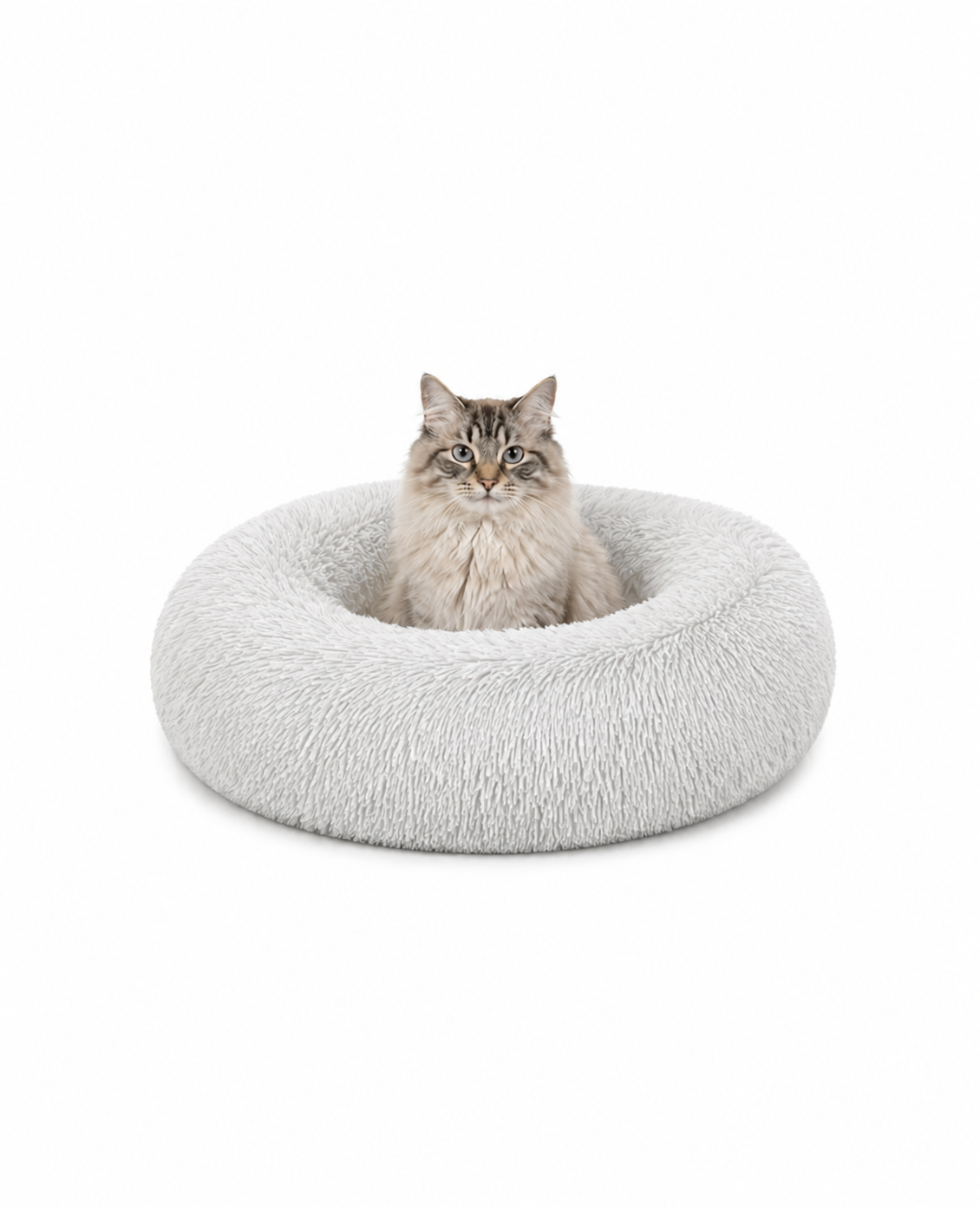 lionto Panier rond chat coussin chat panier donut choix de la taille et couleur