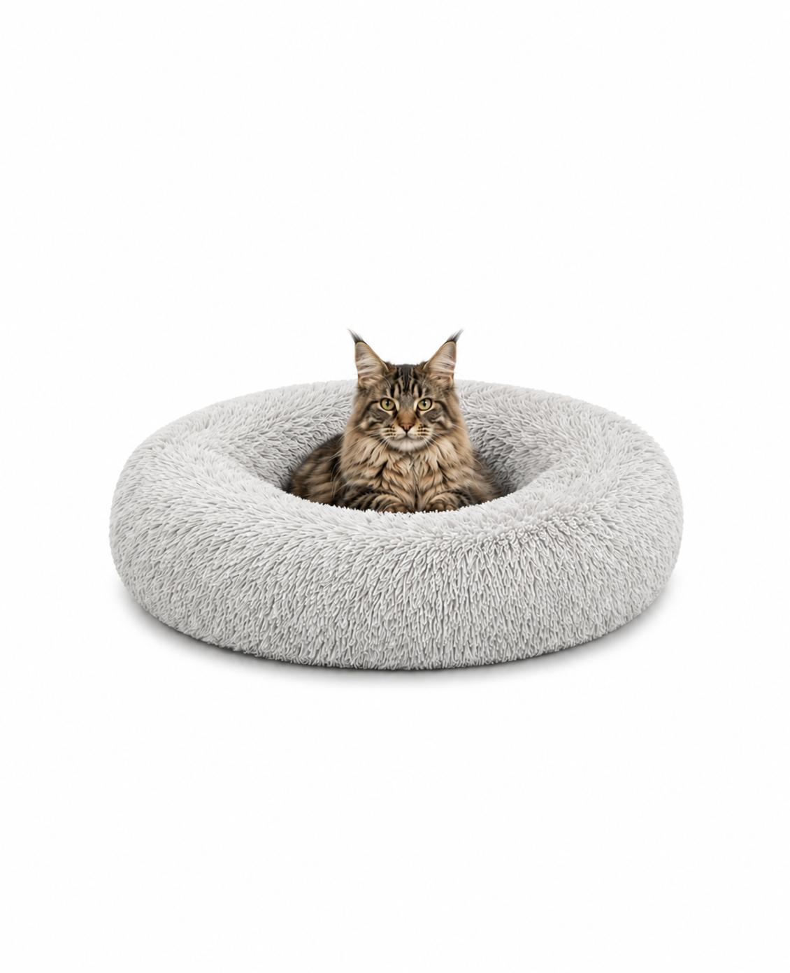lionto Panier rond chat coussin chat panier donut choix de la taille et couleur