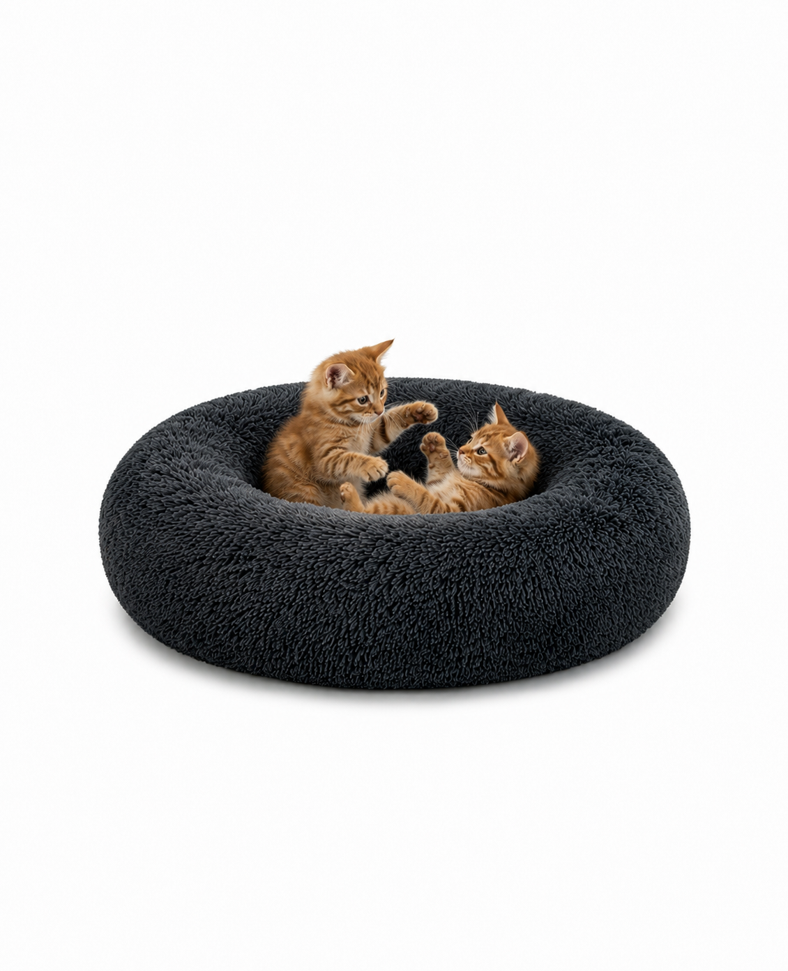 lionto Panier rond chat coussin chat panier donut choix de la taille et couleur