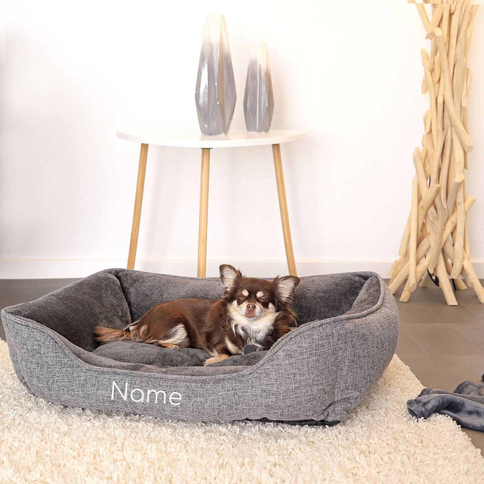 Lit pour animaux chiné, personnalisé