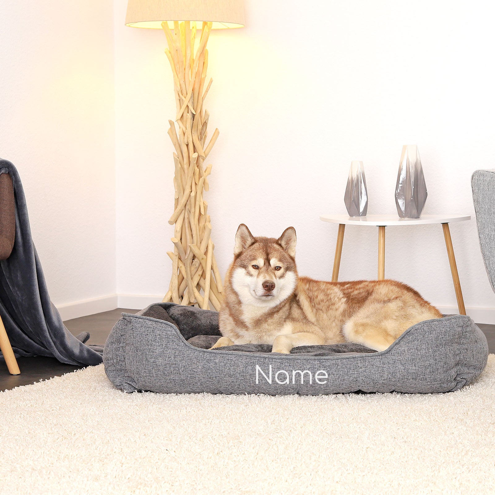 Lit pour animaux chiné, personnalisé