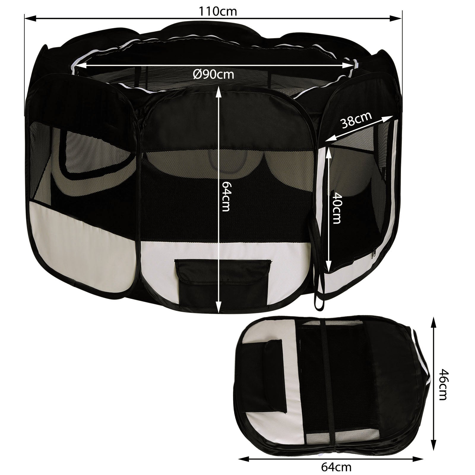 Enclos pliable pour chiots