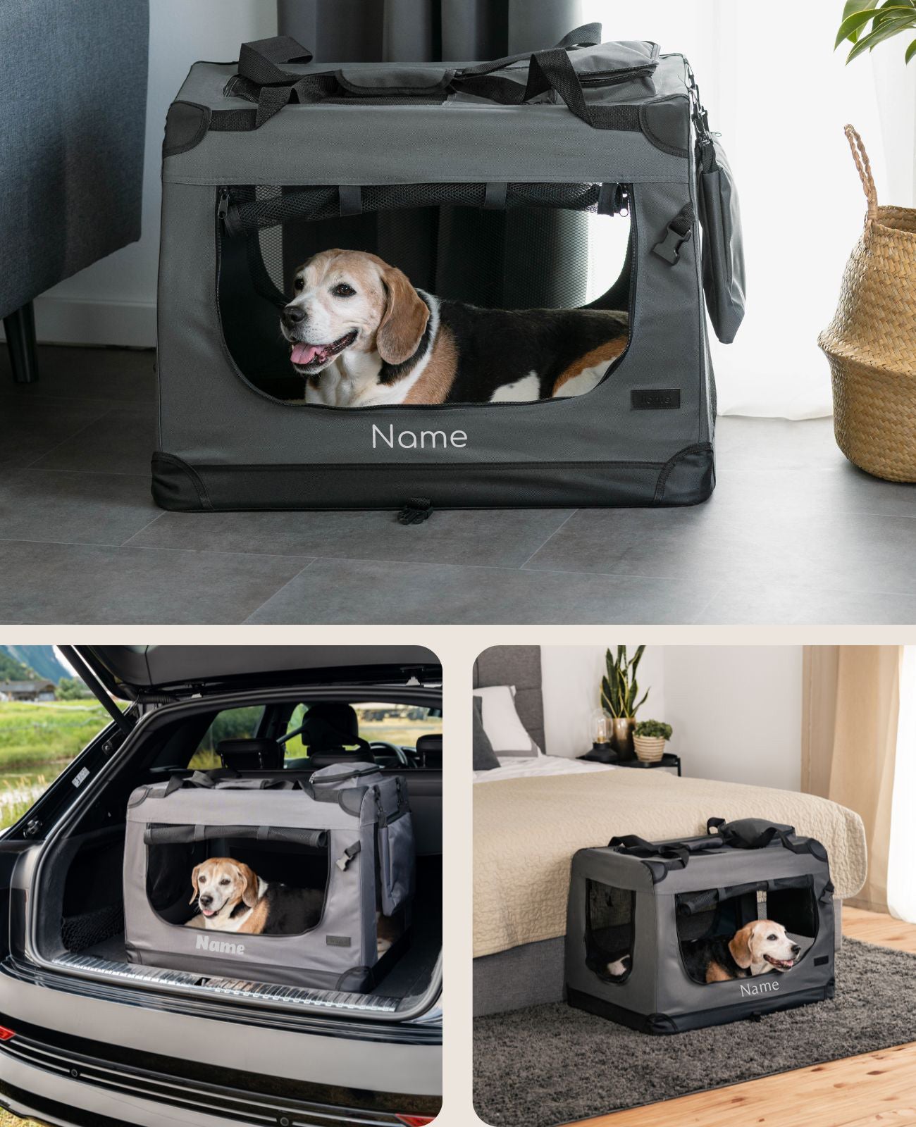 Boîte de transport, personnalisée