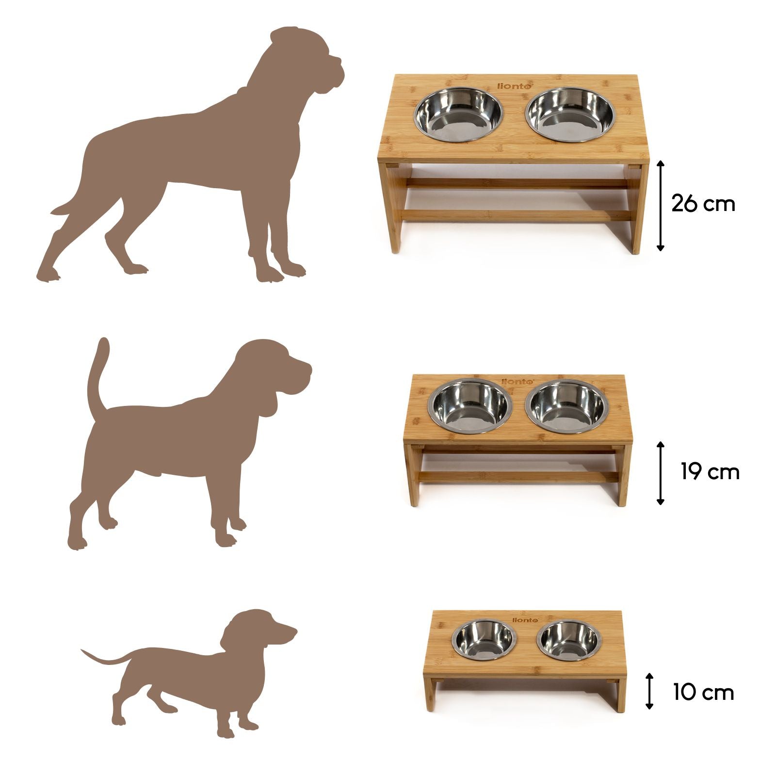 Station d'alimentation surélevée en bambou