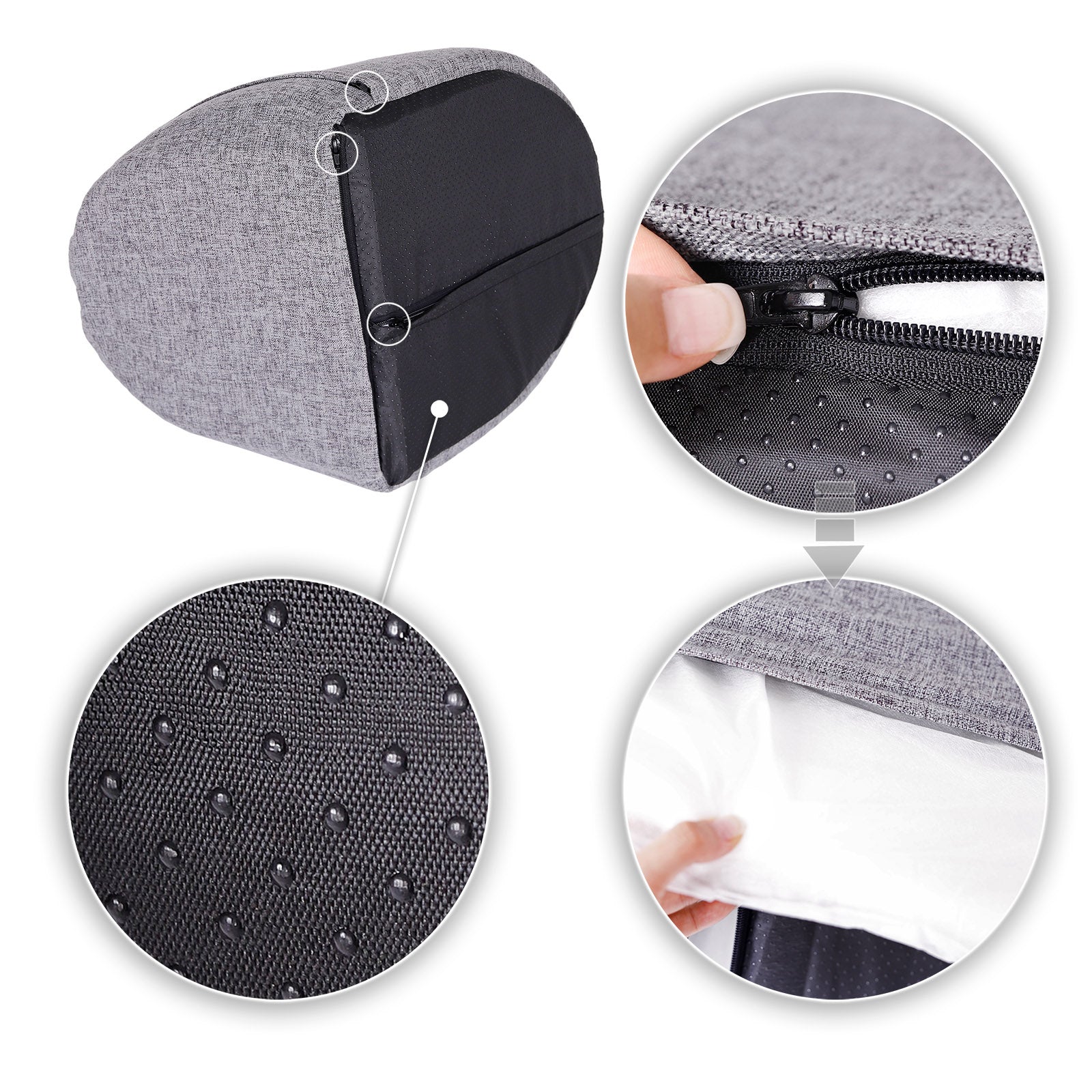 Grotte pour chat avec coussin réversible