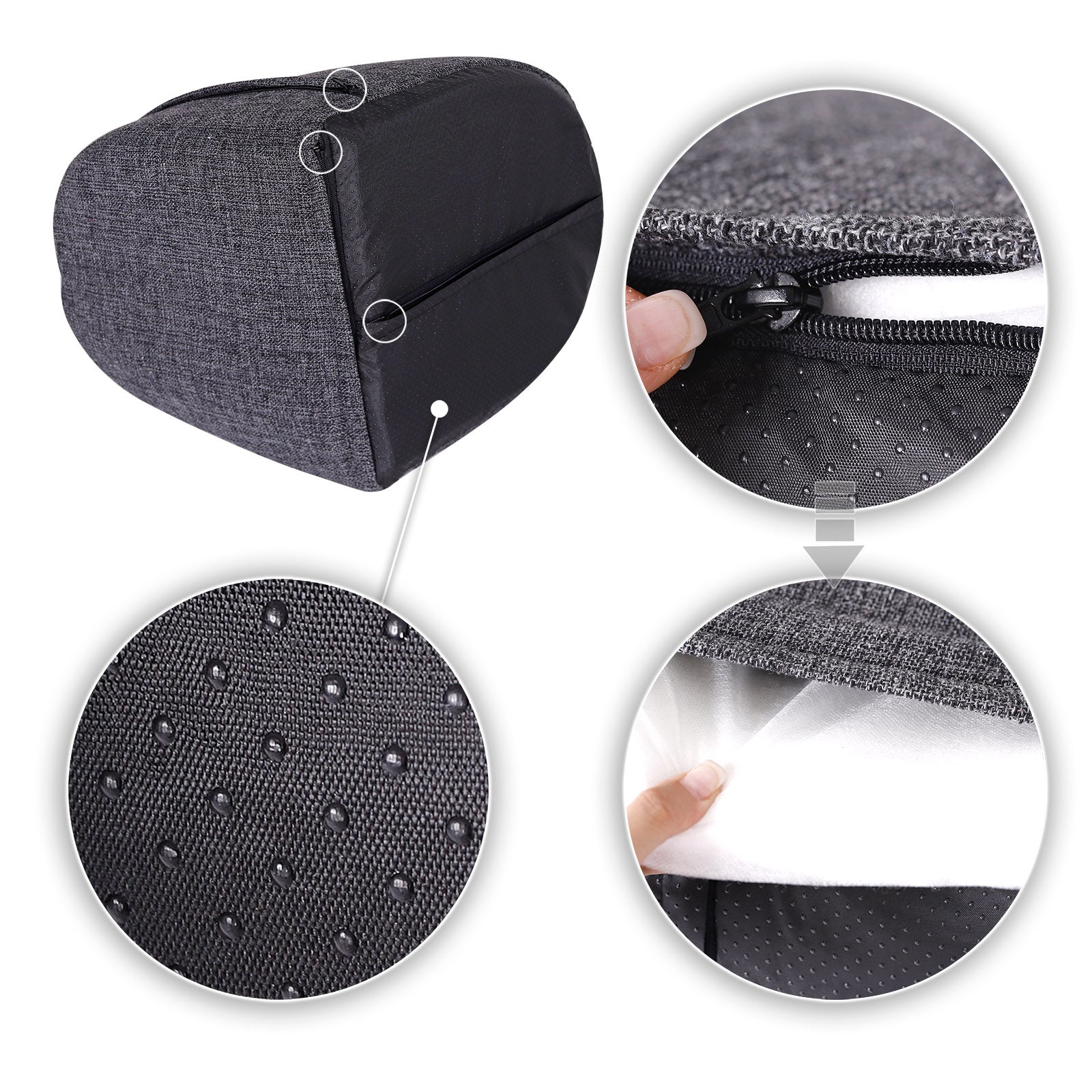 Grotte pour chat avec coussin réversible