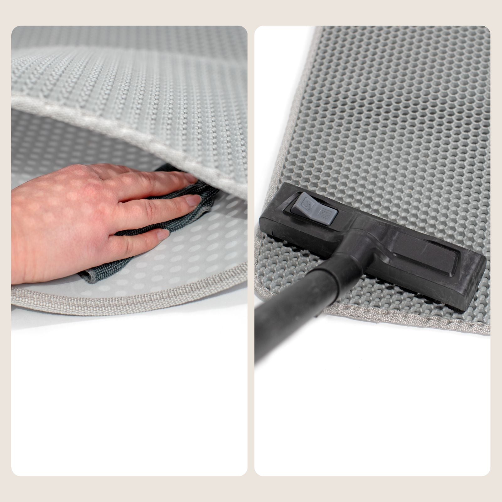Tapis de litière pour chat double couche