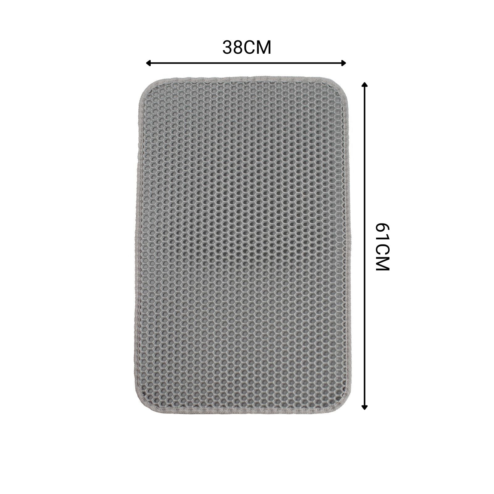 Tapis de litière pour chat double couche